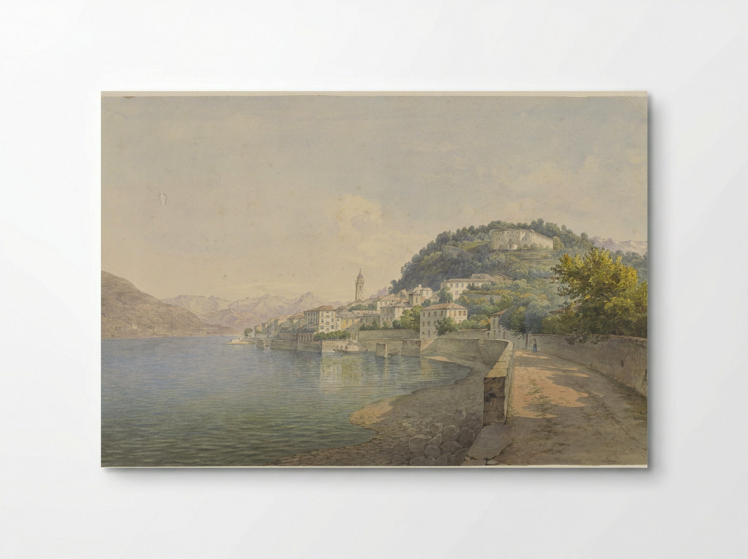 Bellagio on Lake Como - Károly Lajos Libay - Poster