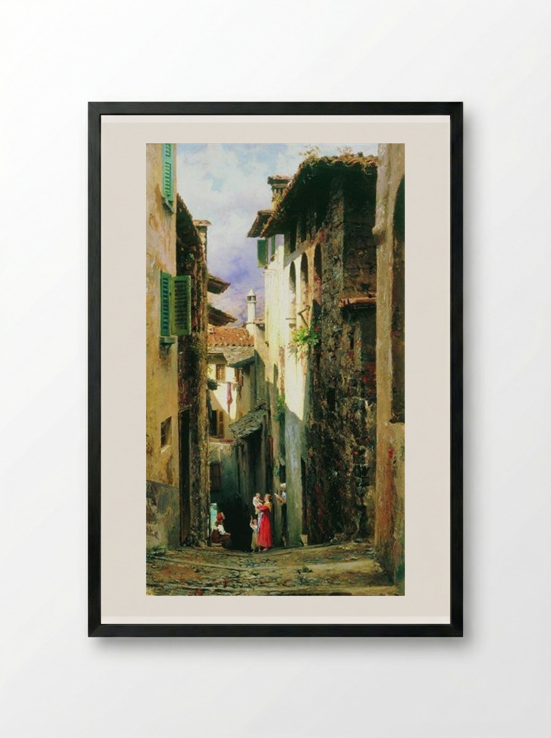 Bellagio - Fyodor Bronnikov - Framed Print Black