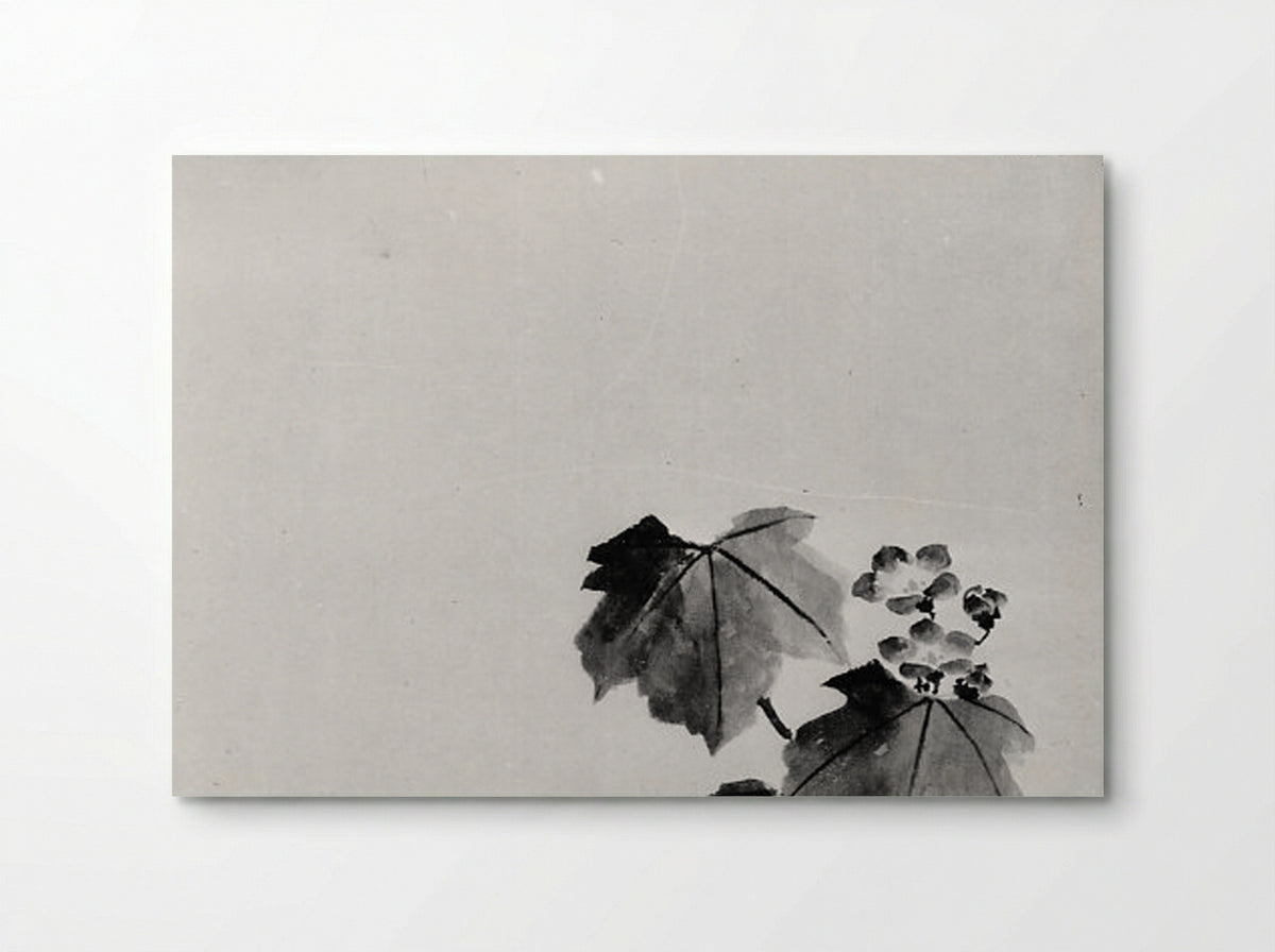 Bellflower (Ink Wash Study) - Hokusai School - Poster