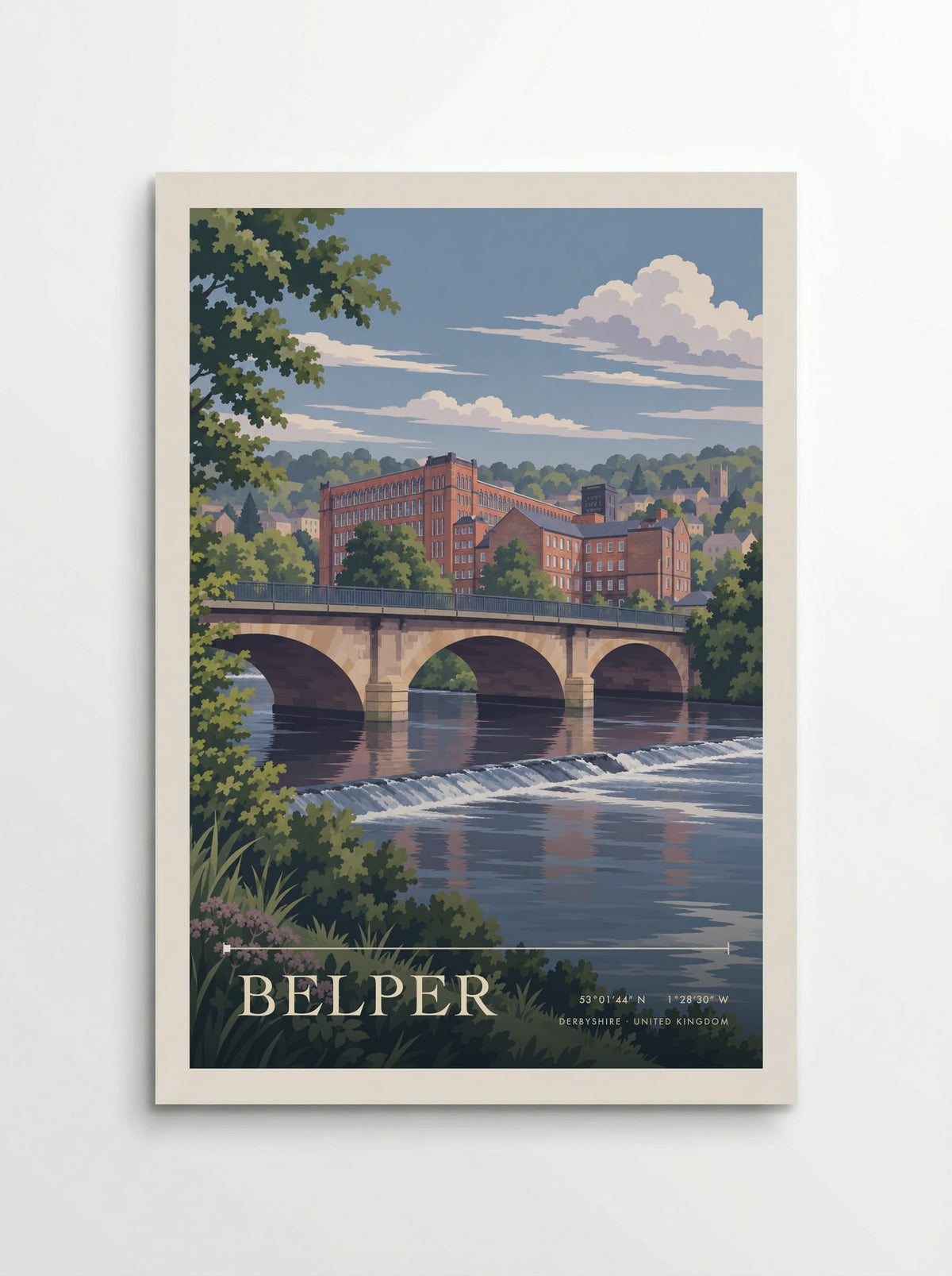 Belper, Derbyshire | Travel Poster - Poster