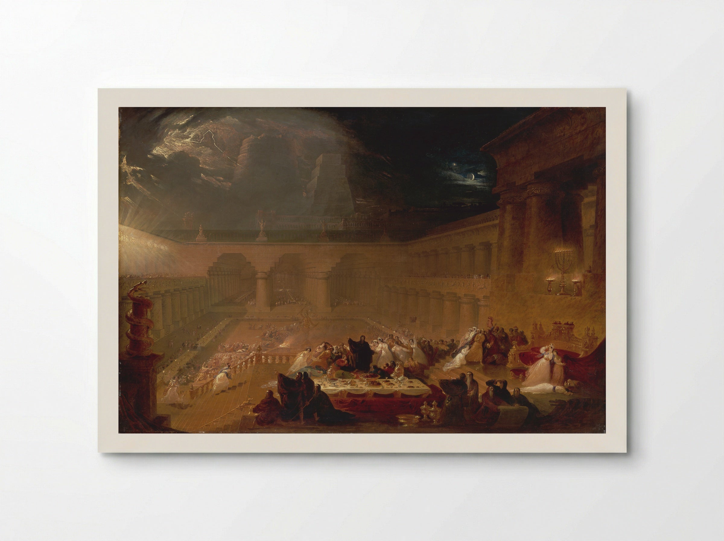 Belshazzar's Feast - John Martin - Poster