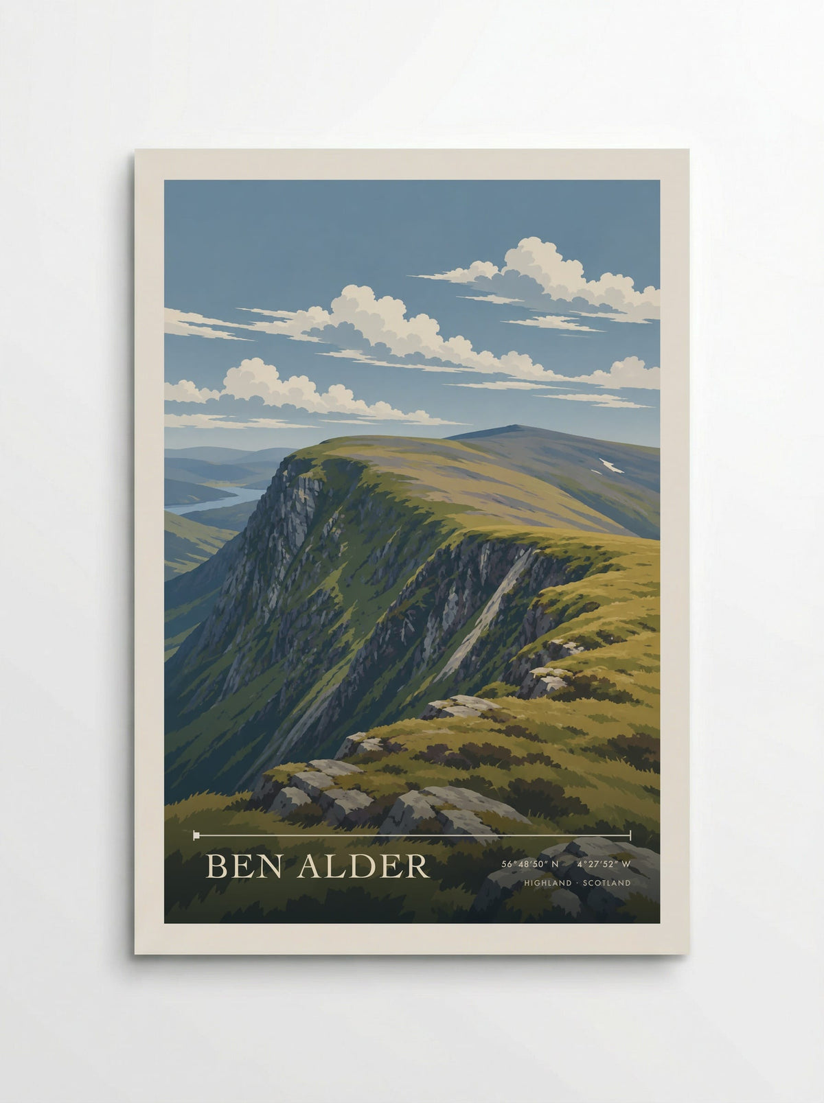 Ben Alder, Highland | Travel Poster - Poster