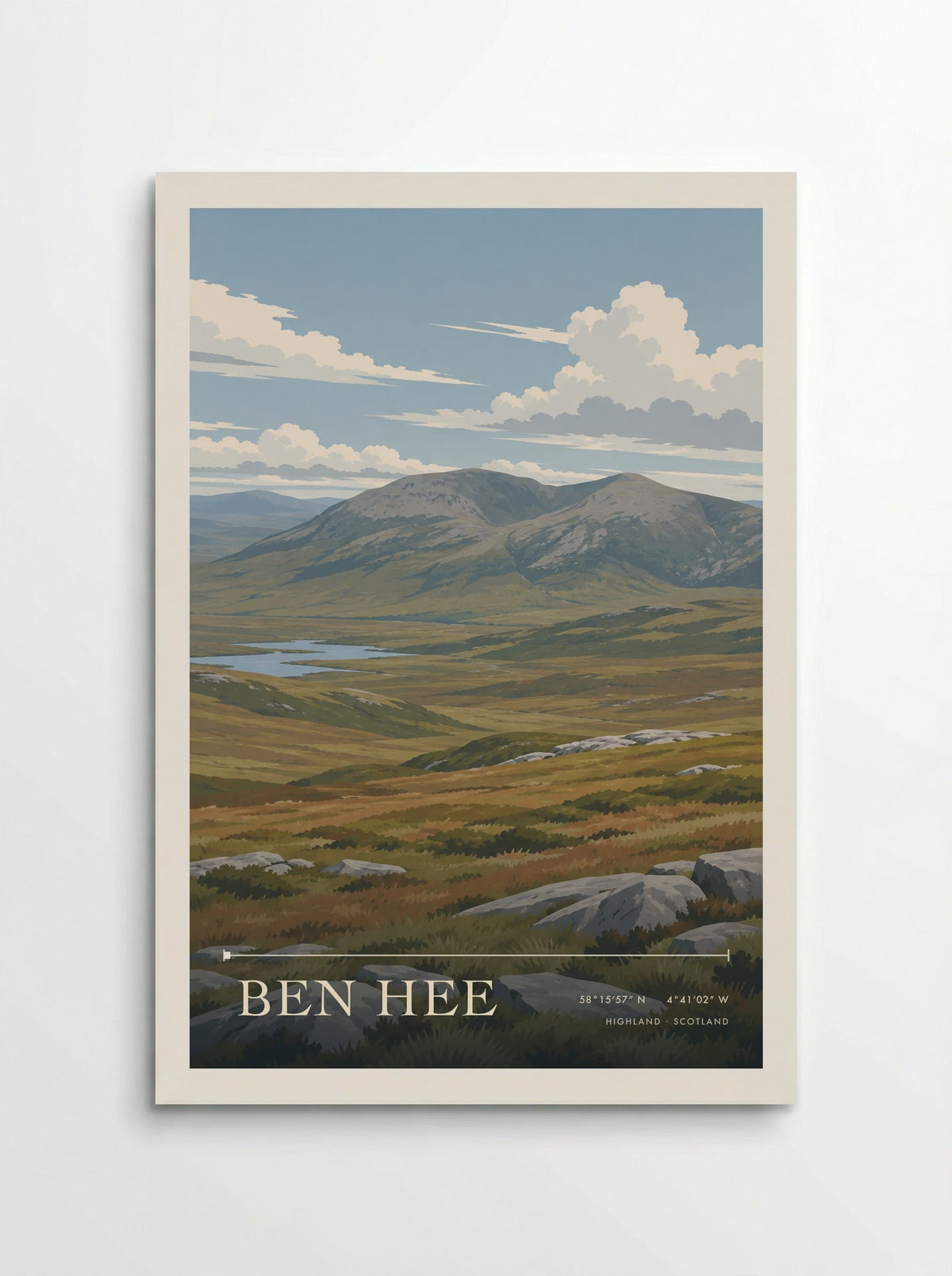 Ben Hee, Highland | Travel Poster - Poster