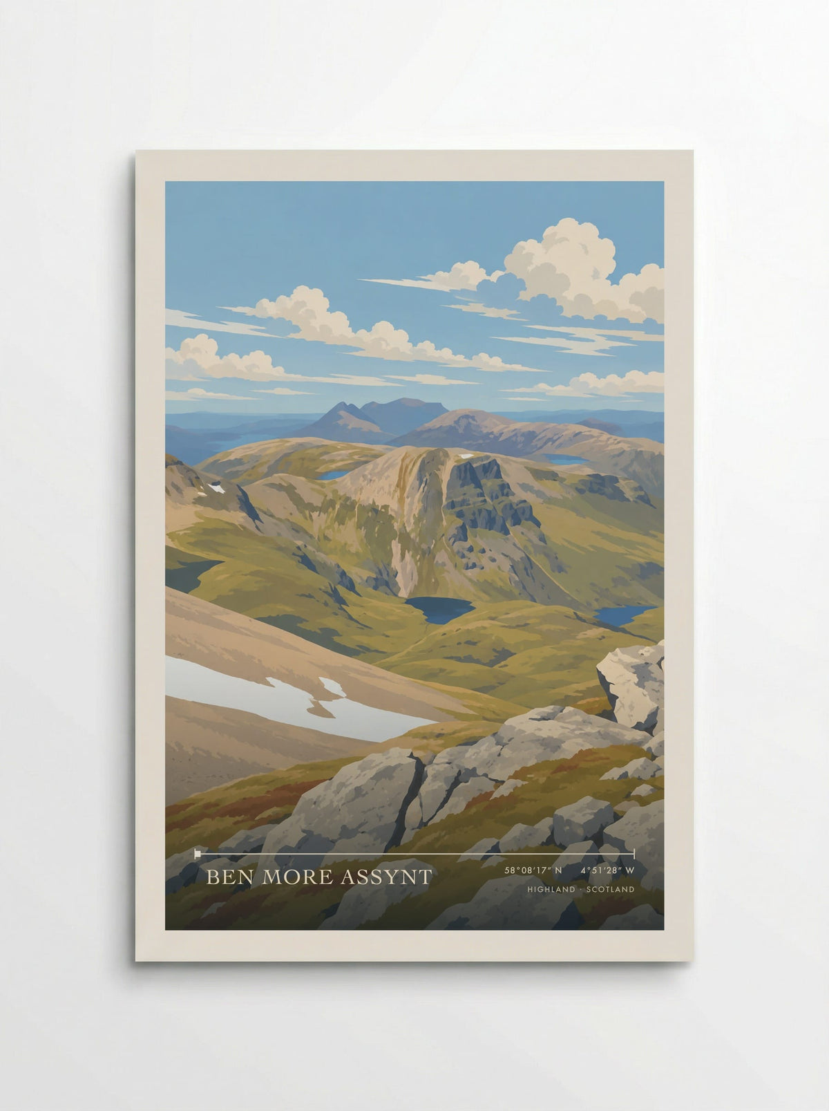 Ben More Assynt, Highland | Travel Poster - Poster