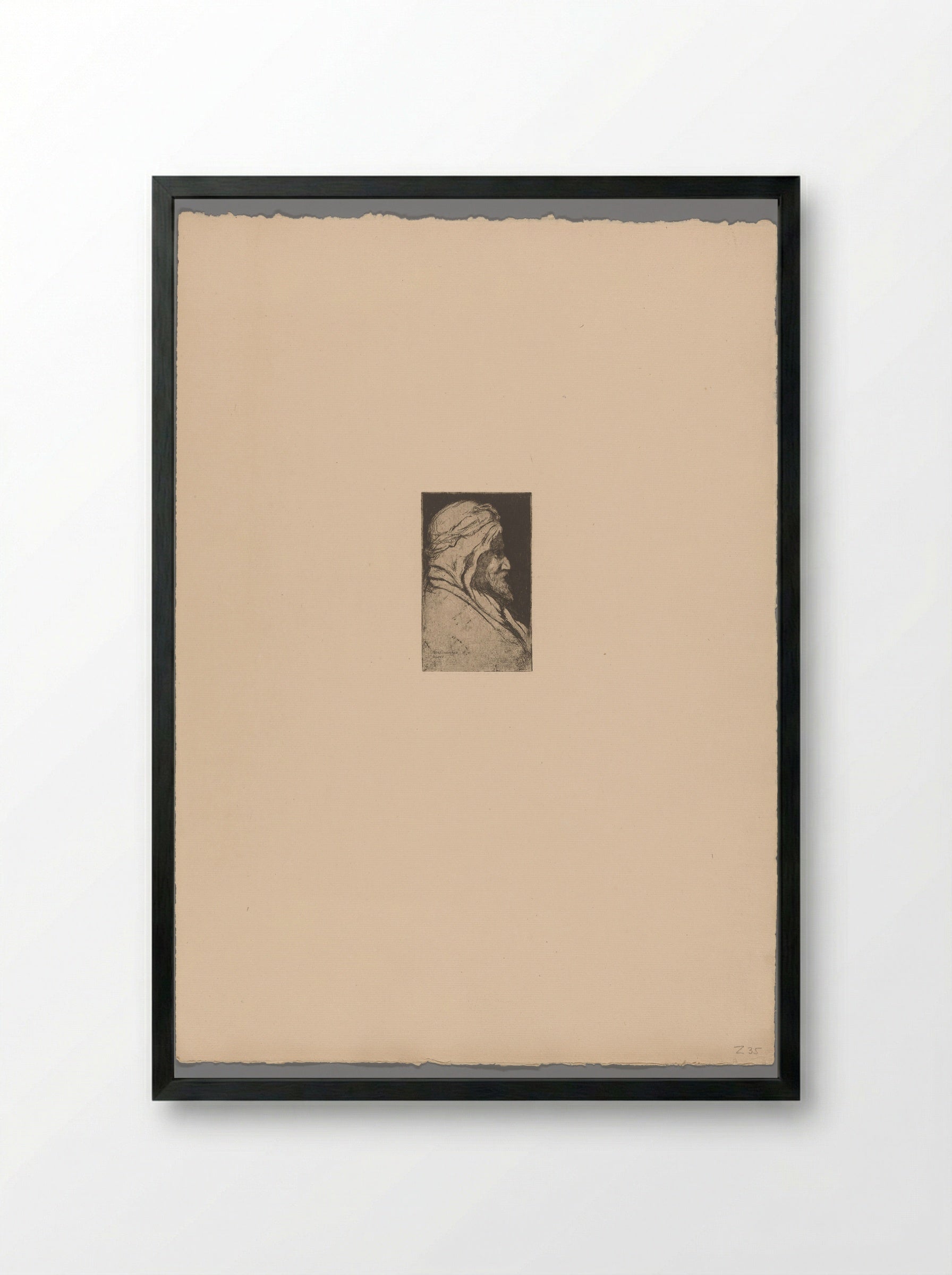 Ben Ouènnès - Philip Zilcken - Framed Print Black