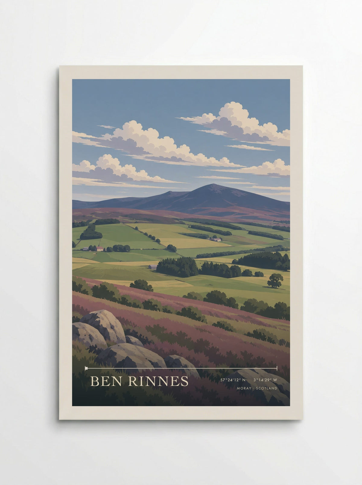 Ben Rinnes, Moray | Travel Poster - Poster