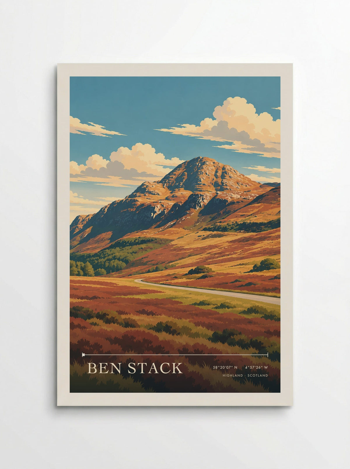 Ben Stack, Highland | Travel Poster - Poster
