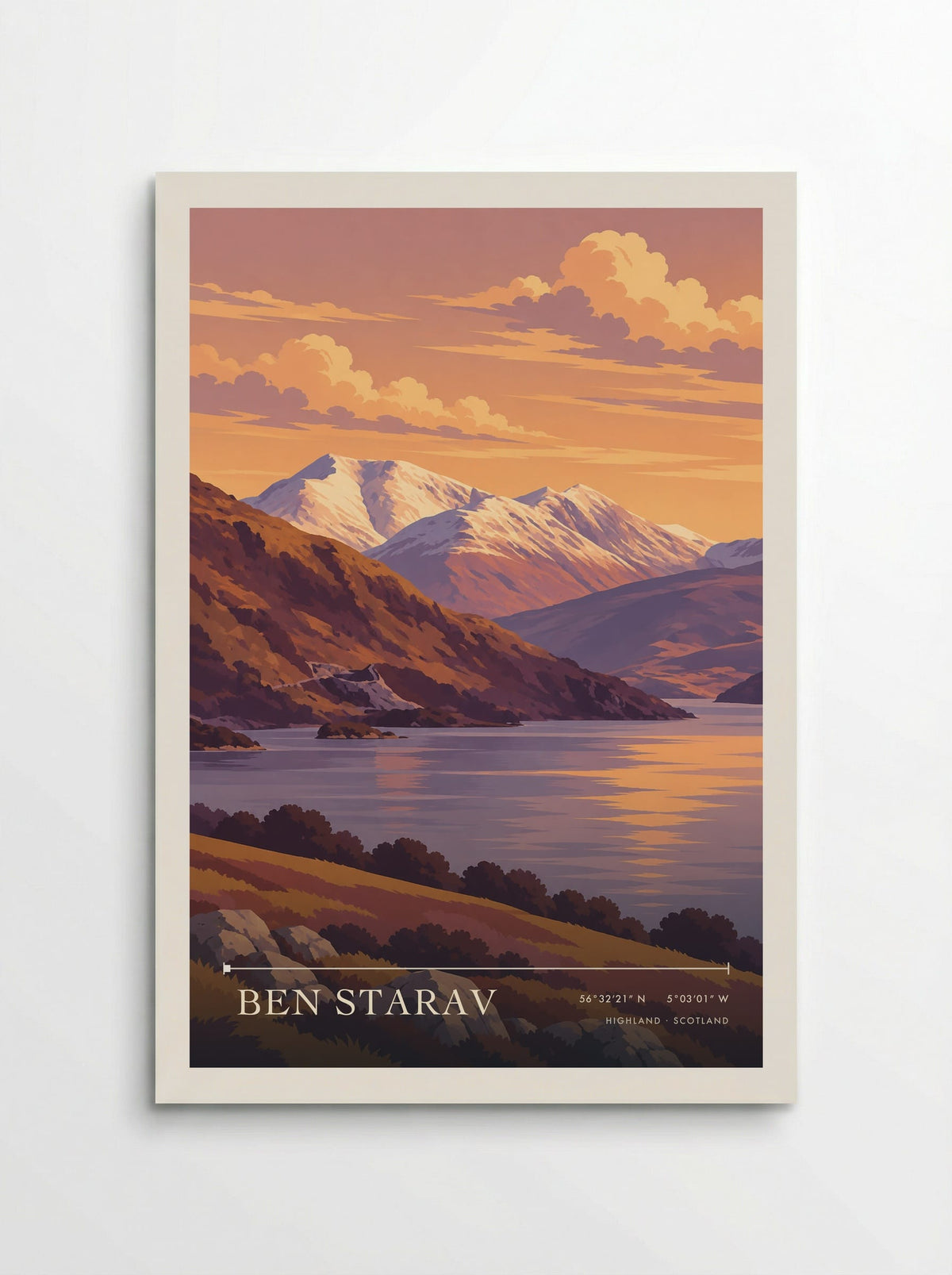 Ben Starav, Highland | Travel Poster - Poster