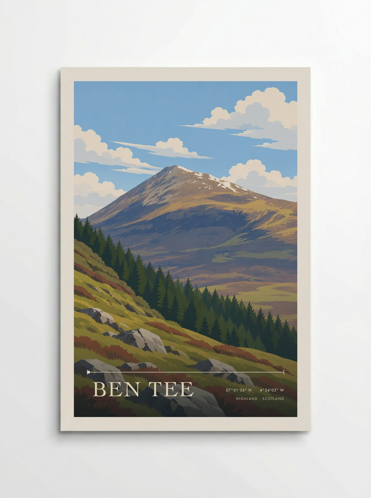 Ben Tee, Highland | Travel Poster - Poster
