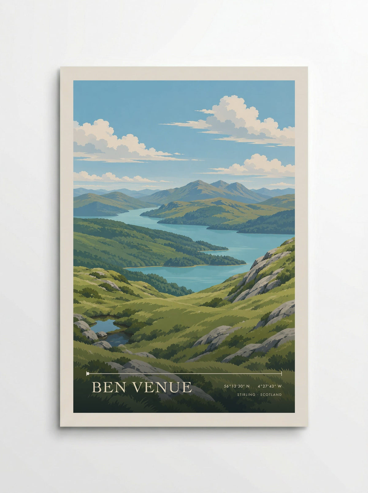 Ben Venue, Stirling | Travel Poster - Poster