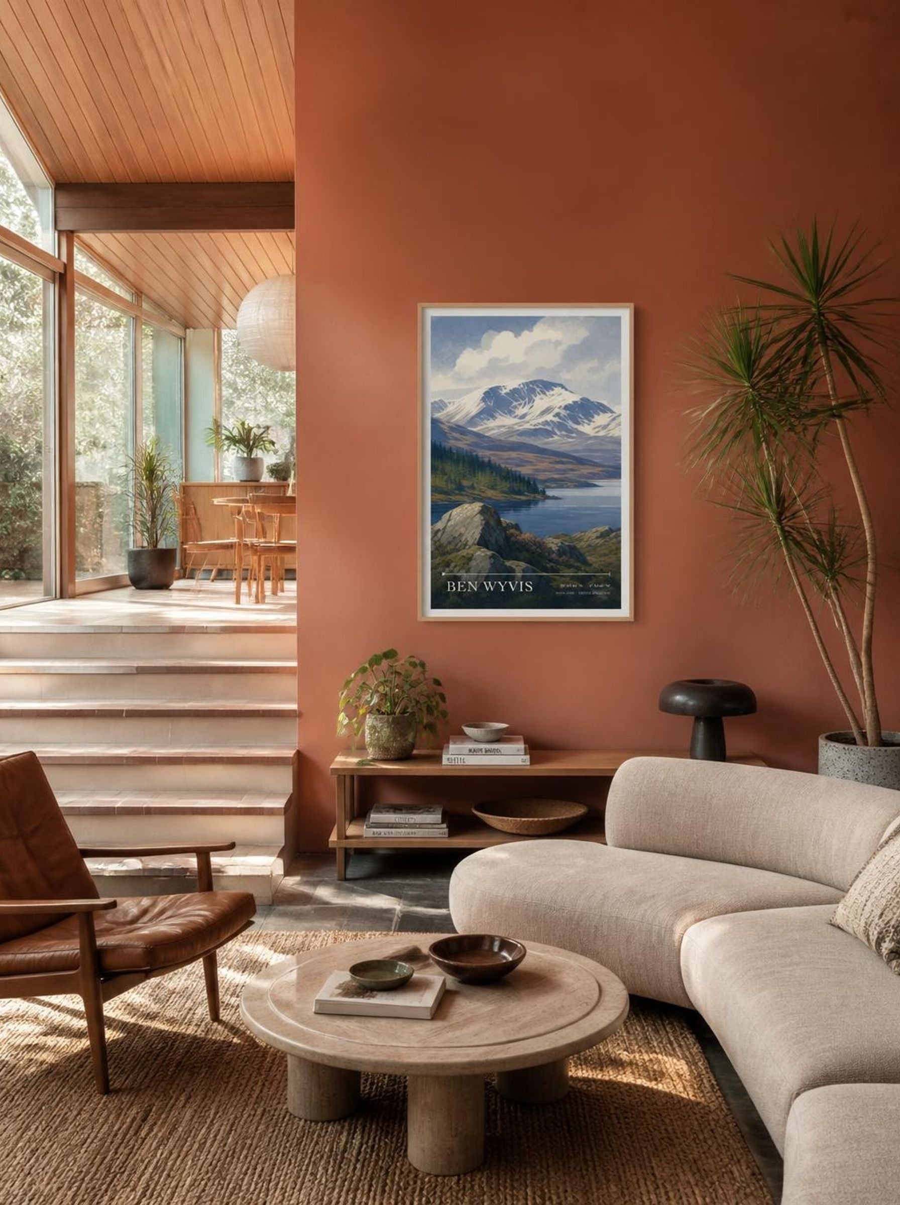 Ben Wyvis Highland United Kingdom Travel Poster - Lifestyle
