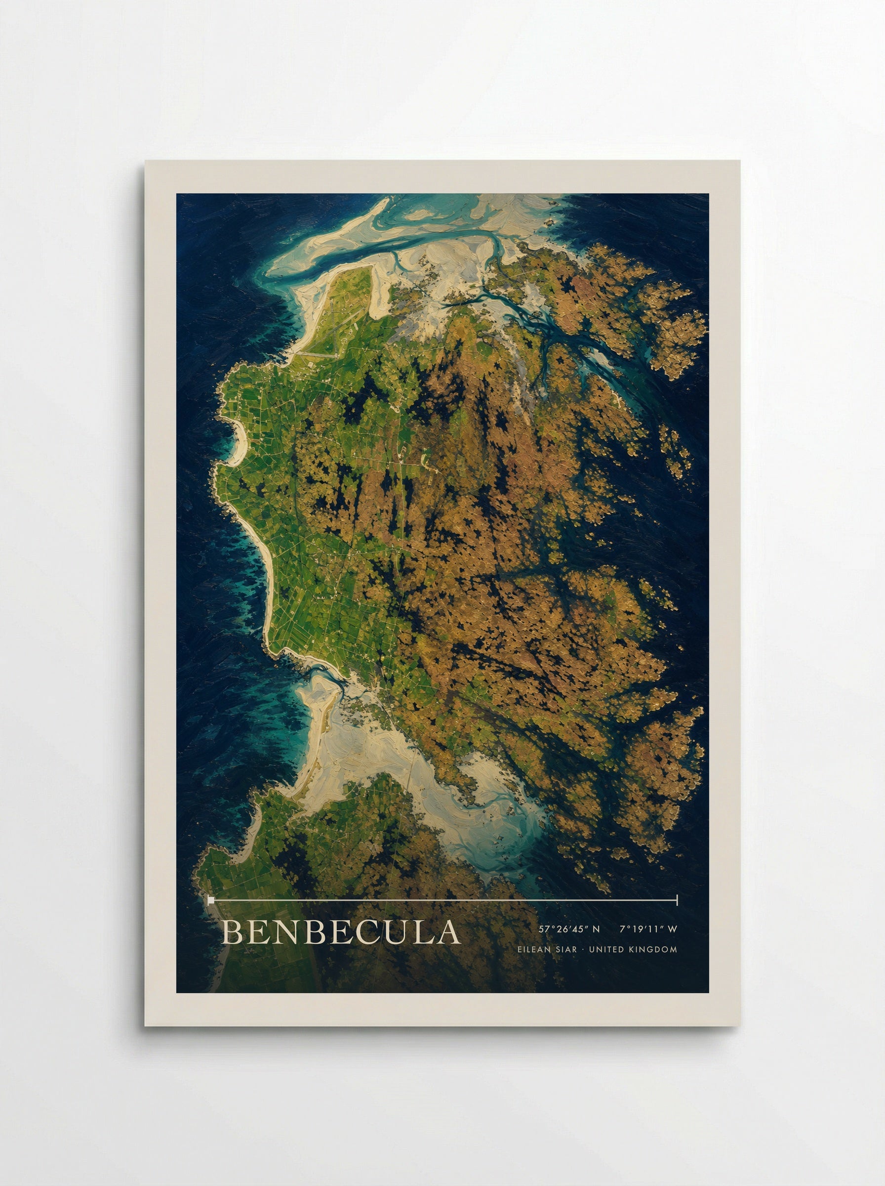 Benbecula Eilean Siar United Kingdom Travel Poster - Poster