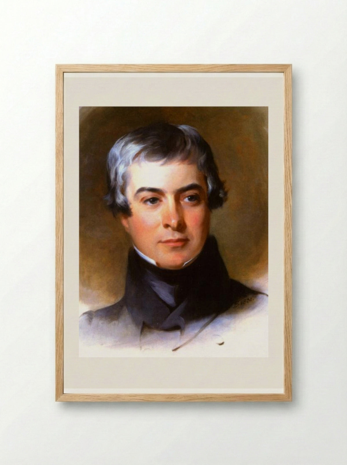 Benjamin Gratz - Thomas Sully - Framed Print Wood