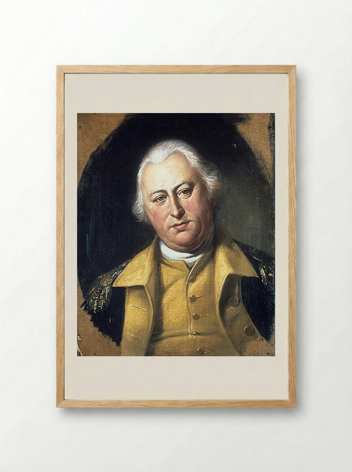 Benjamin Lincoln - Charles Willson Peale - Framed Print Wood