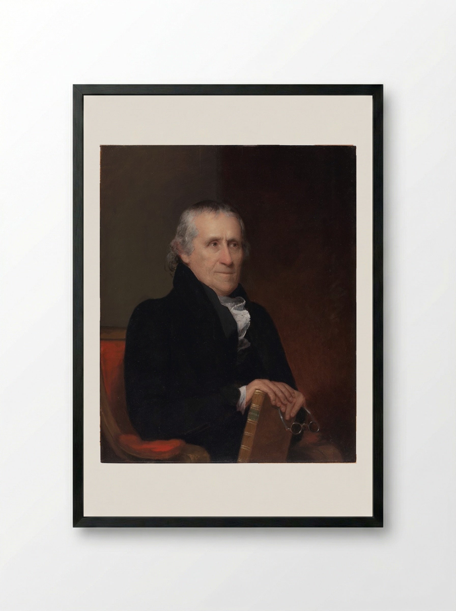 Benjamin Waterhouse - James Frothingham - Framed Print Black