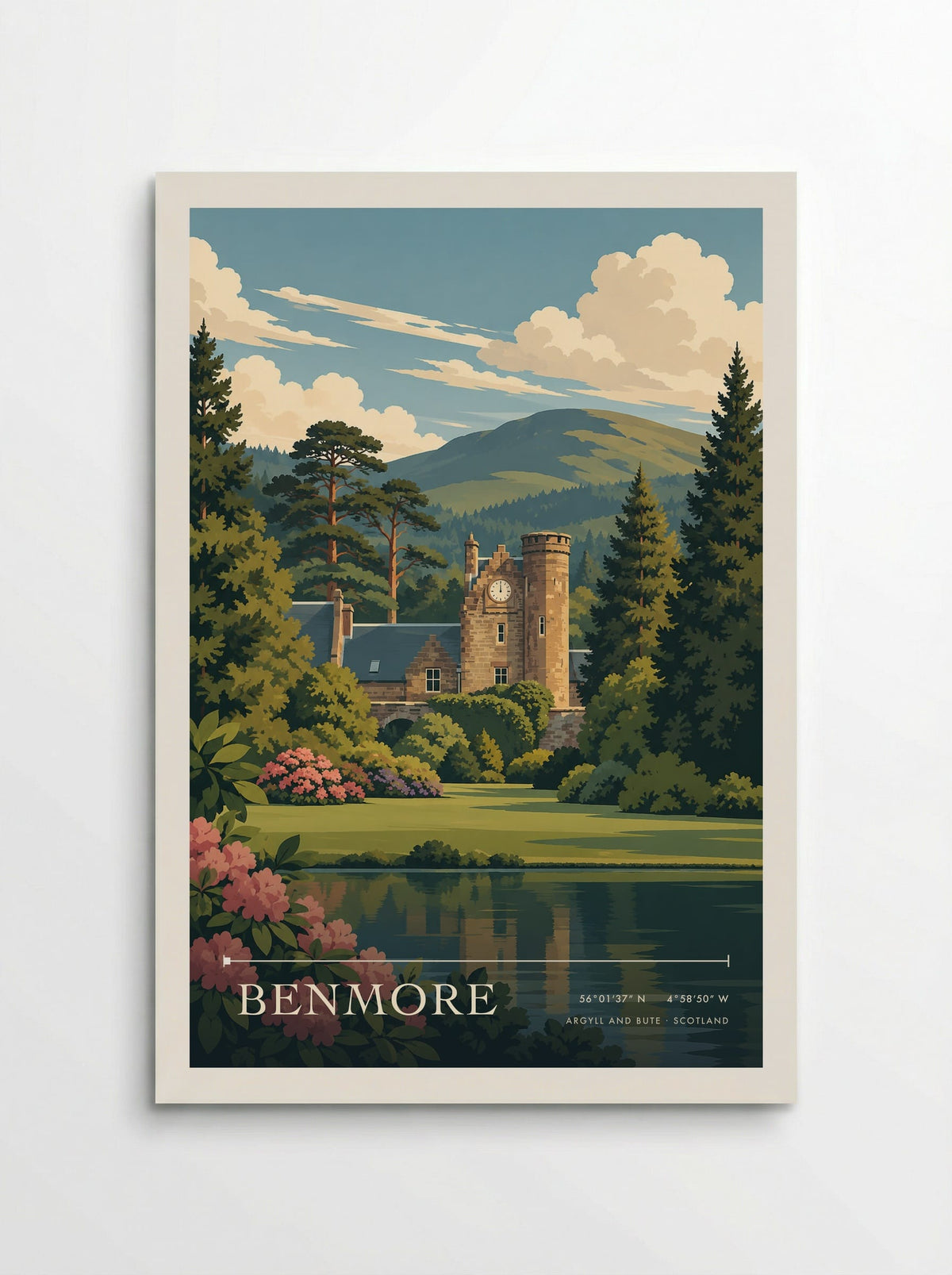 Benmore, Argyll and Bute | Travel Poster - Poster