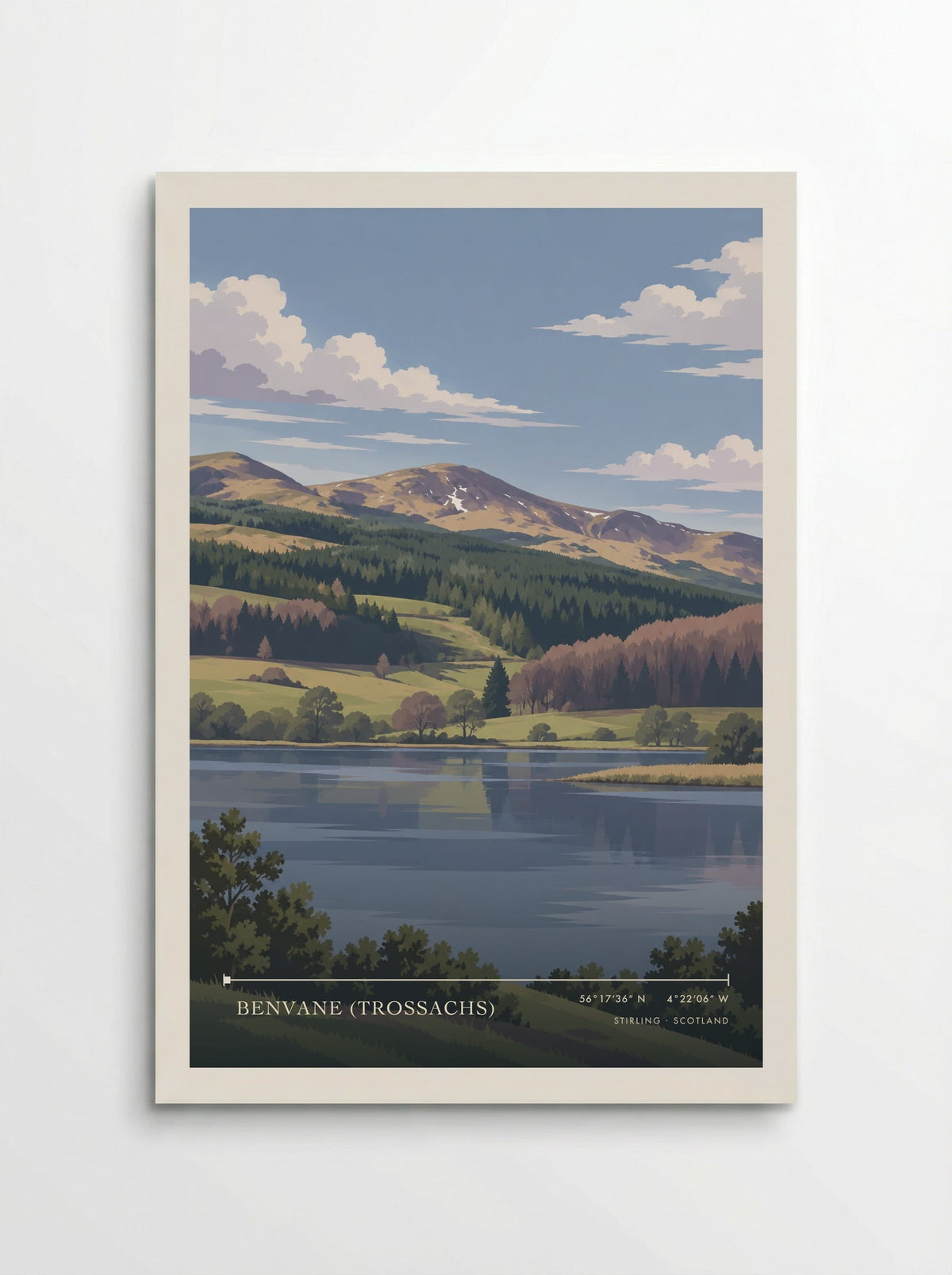 Benvane (Trossachs), Stirling | Travel Poster - Poster