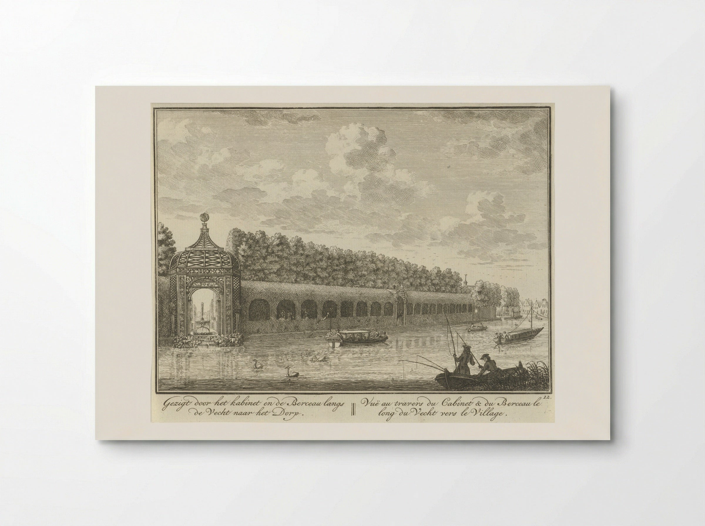 Berceau in de tuin van Huis ter Meer te Maarssen - Hendrik de Leth - Poster