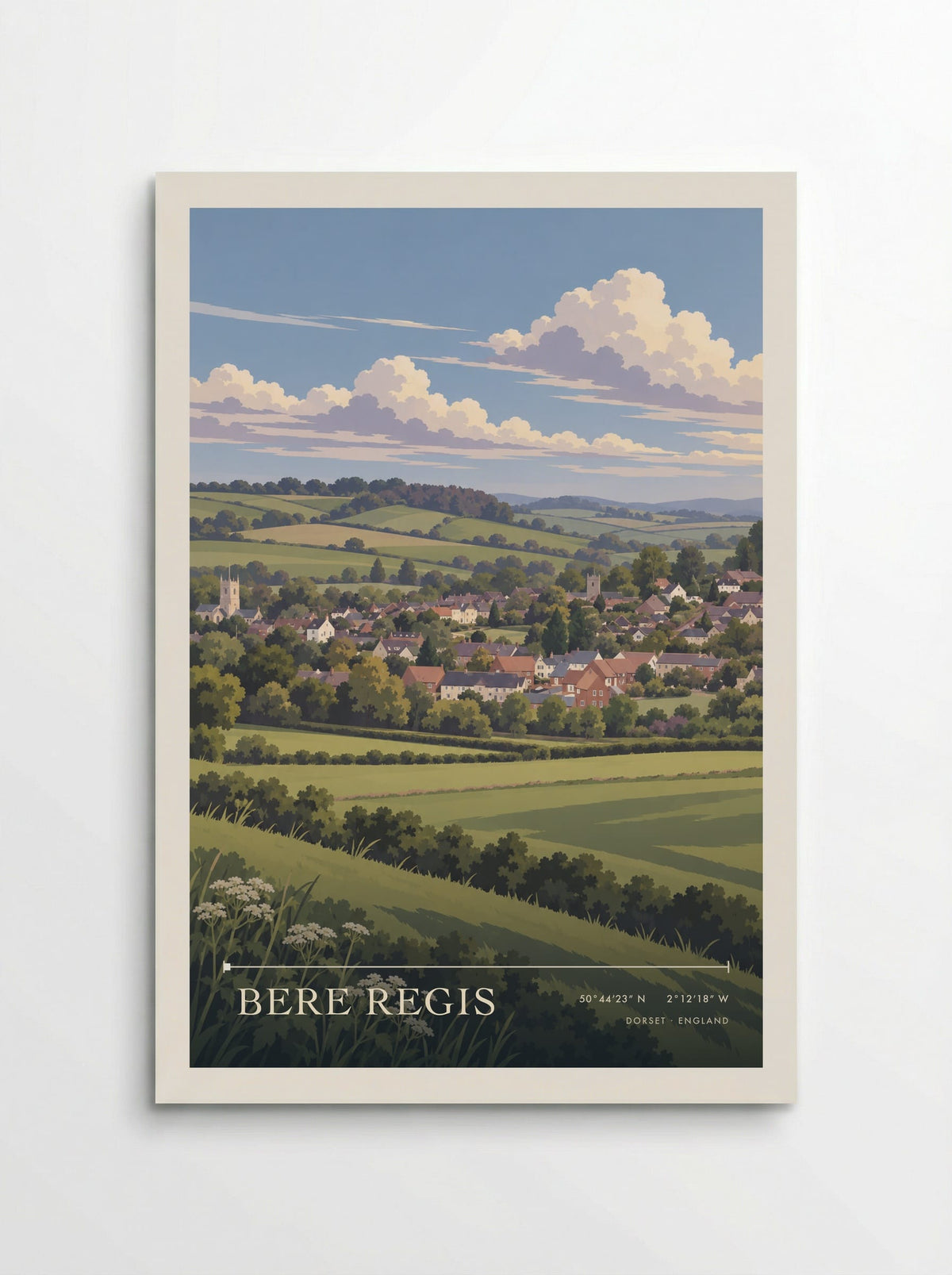 Bere Regis, Dorset | Travel Poster - Poster