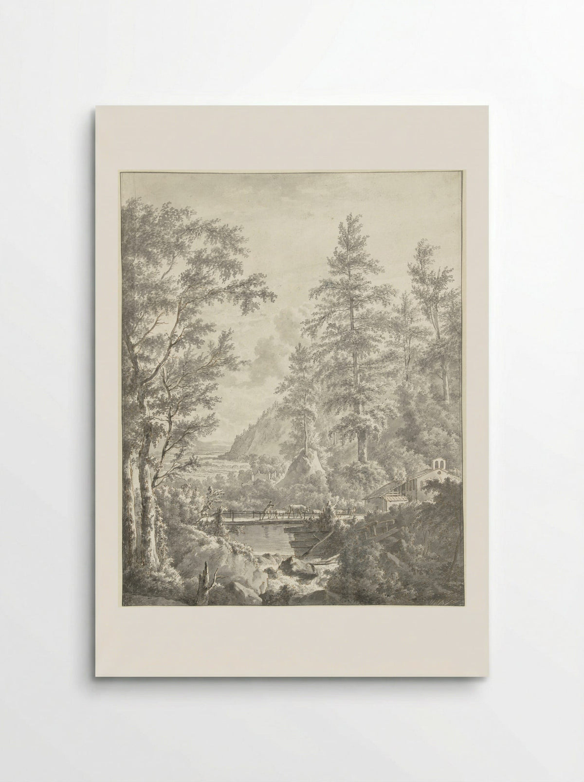 Bergachtig landschap in Spanje - Cornelis Apostool - Poster
