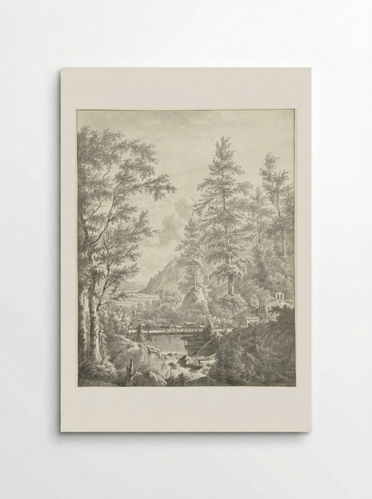 Bergachtig landschap in Spanje - Cornelis Apostool - Poster
