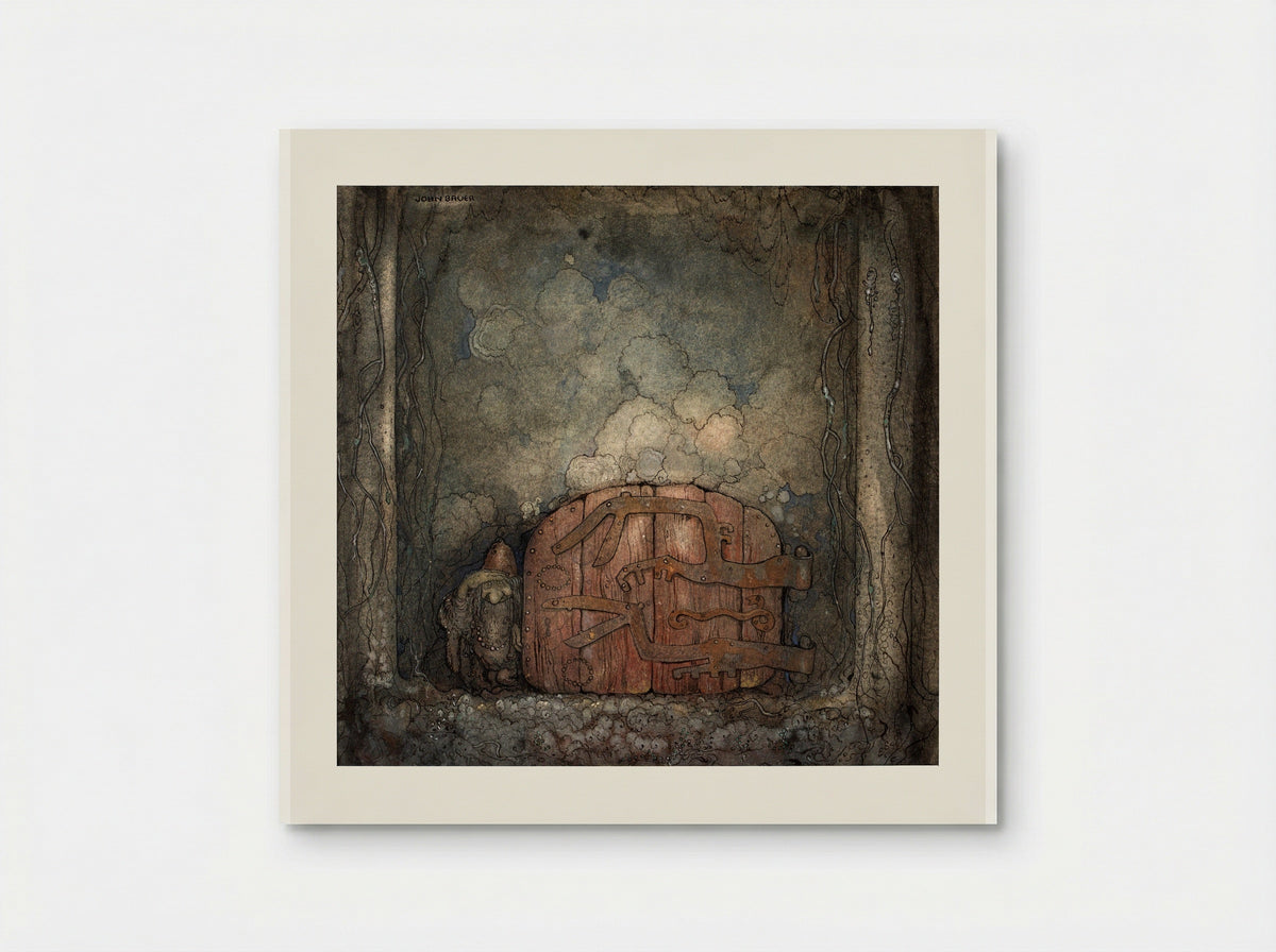 Bergaporten (The Mountain Gate) - John Bauer - Poster