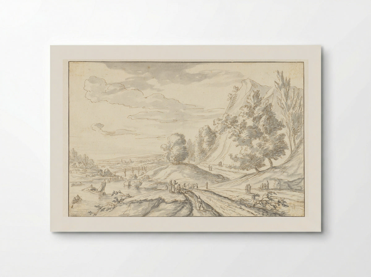Berglandschap - Louis Chalon - Poster