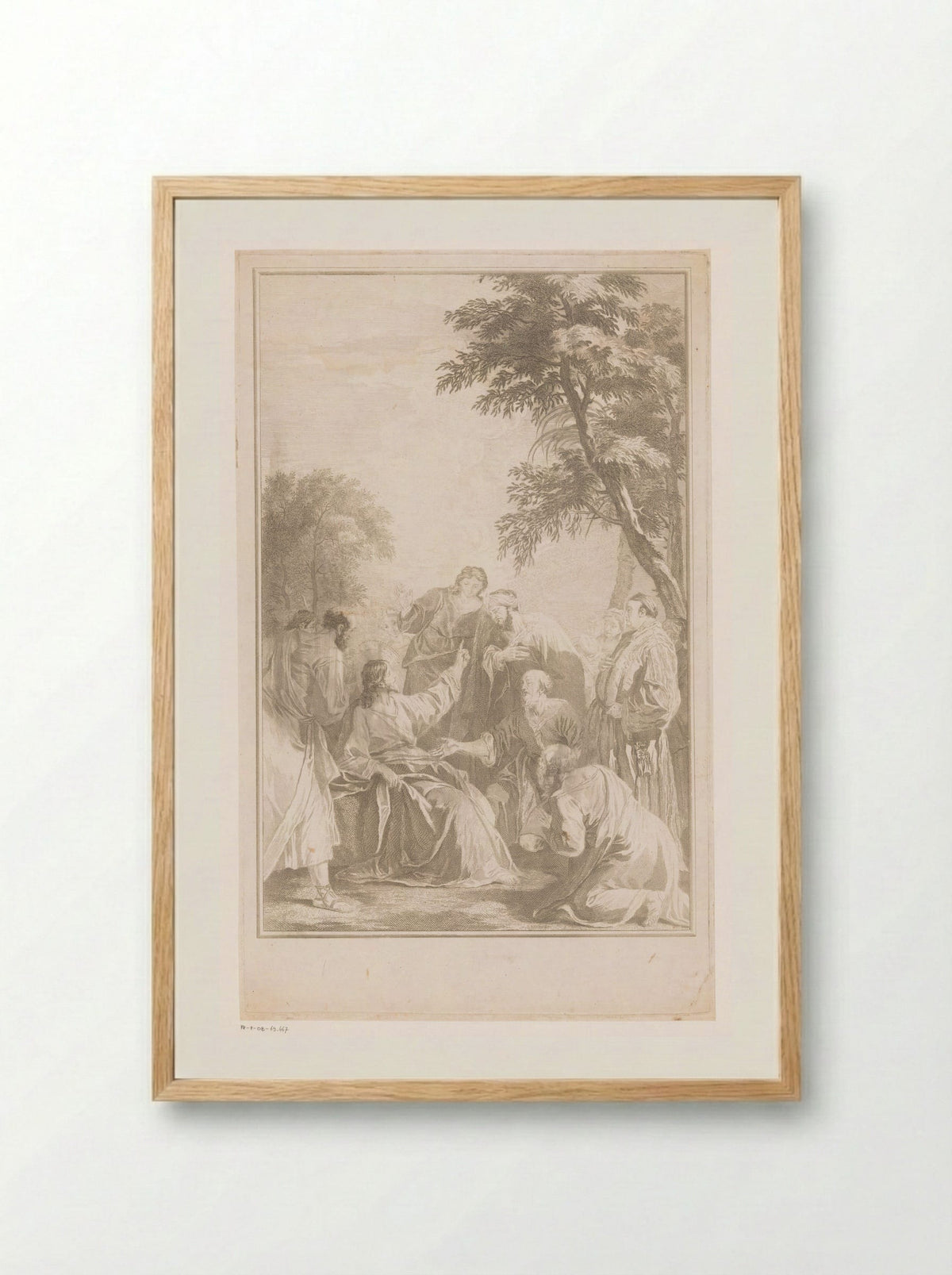 Bergrede - Jean Michel Liotard - Framed Print Wood