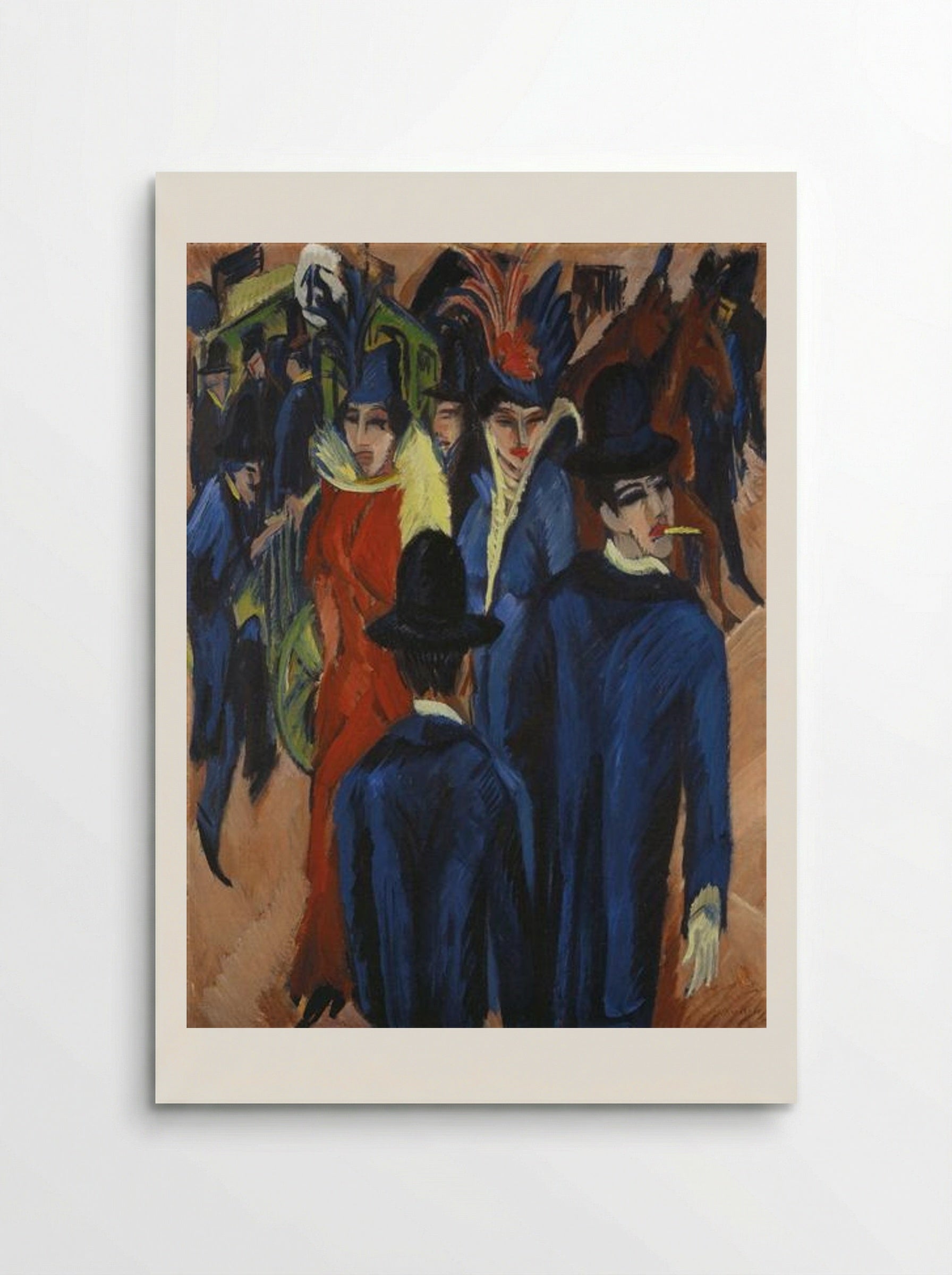Berlin Street Scene - Ernst Ludwig Kirchner - Poster