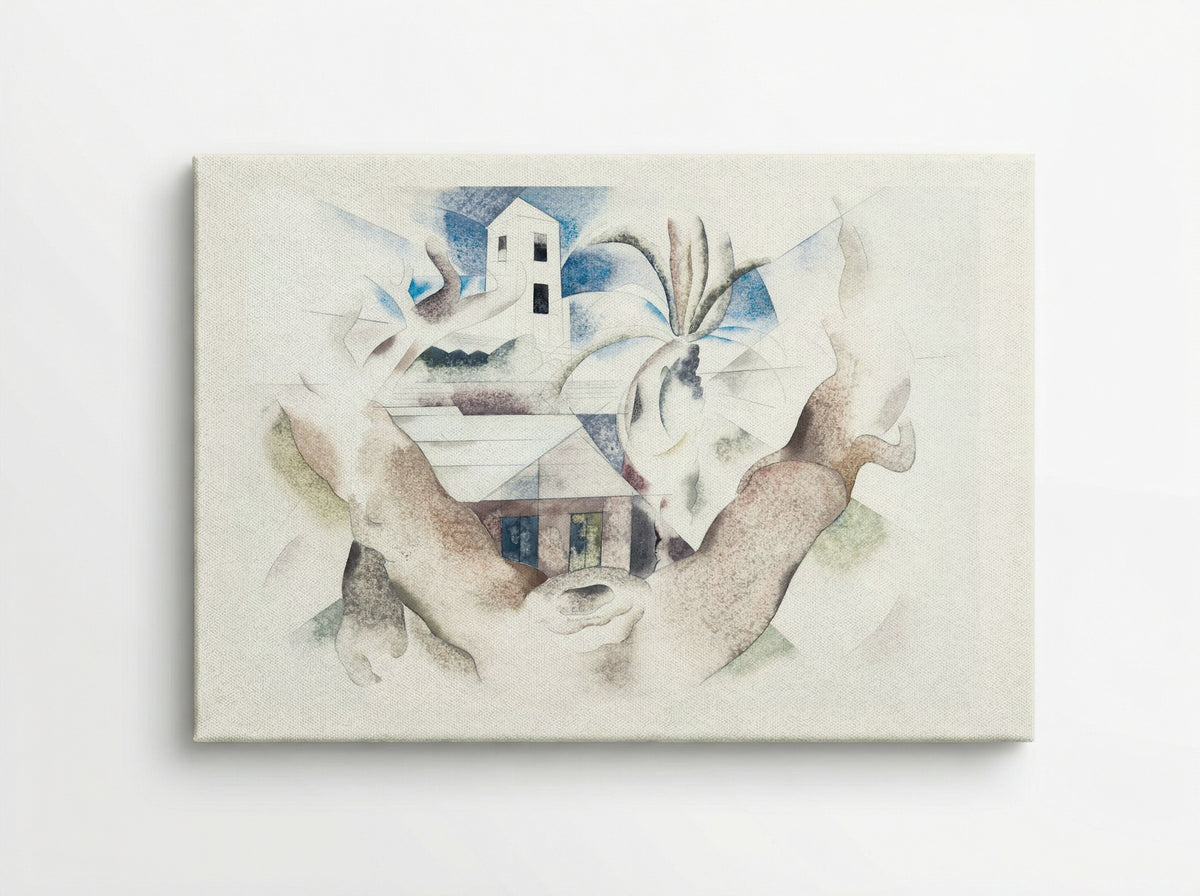 Bermuda No. 1, Tree and House - Charles Demuth - Canvas