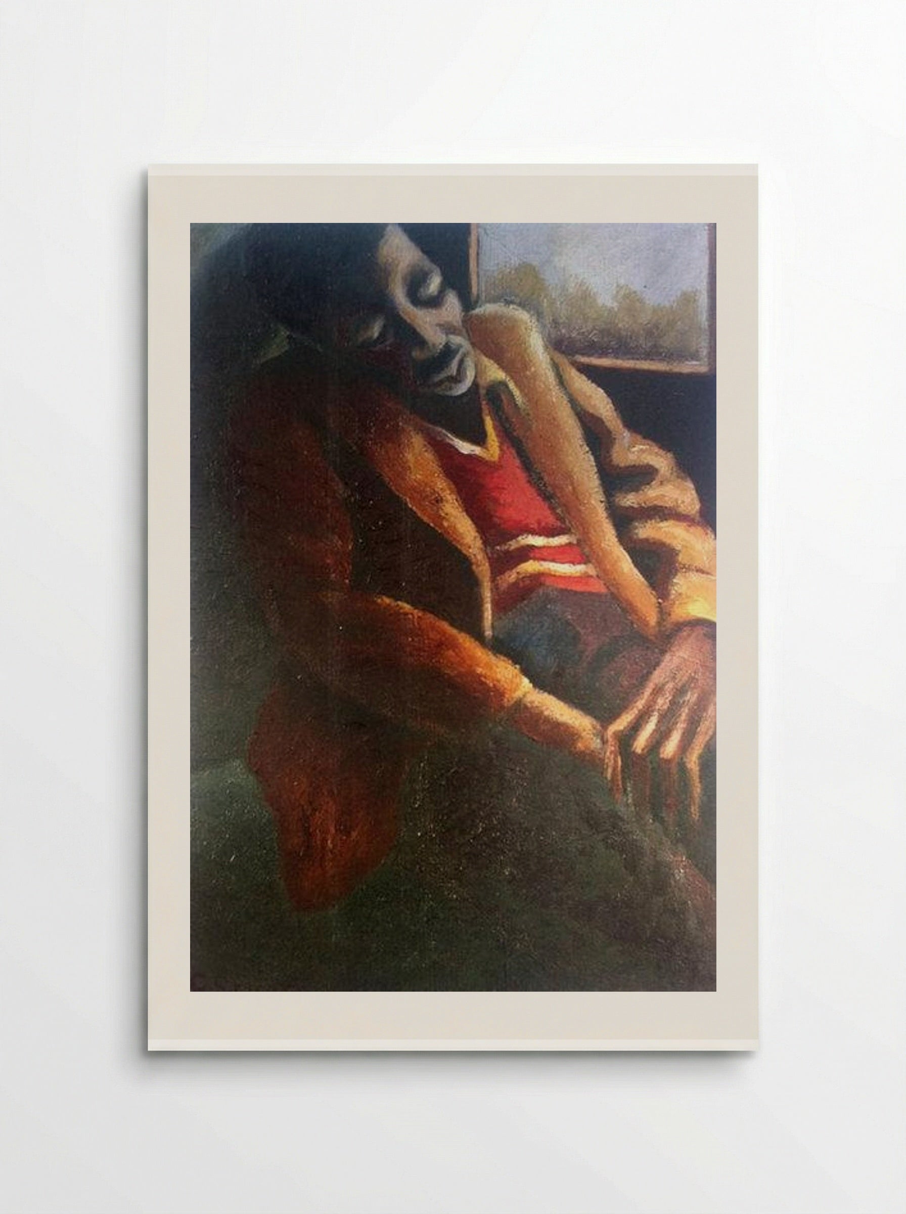 Bernard the Artist's Brother Asleep - Gerard Sekoto - Poster