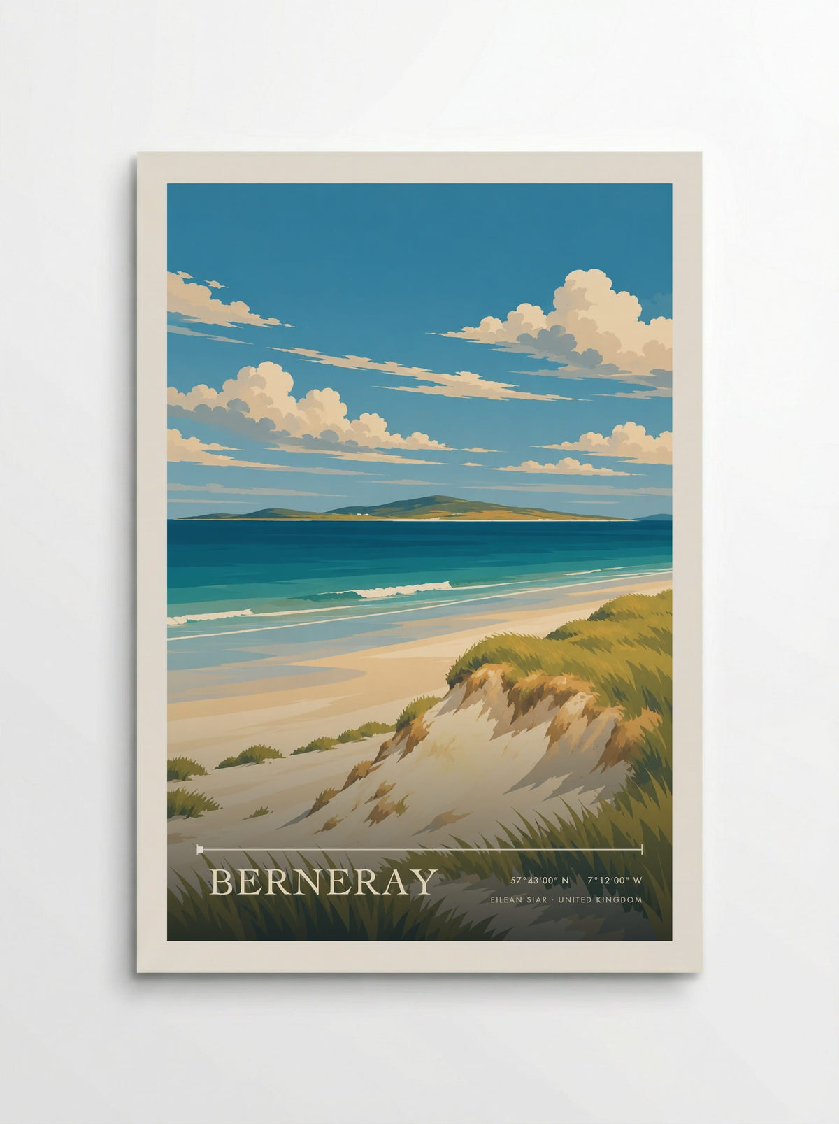 Berneray, Eilean Siar | Travel Poster - Poster