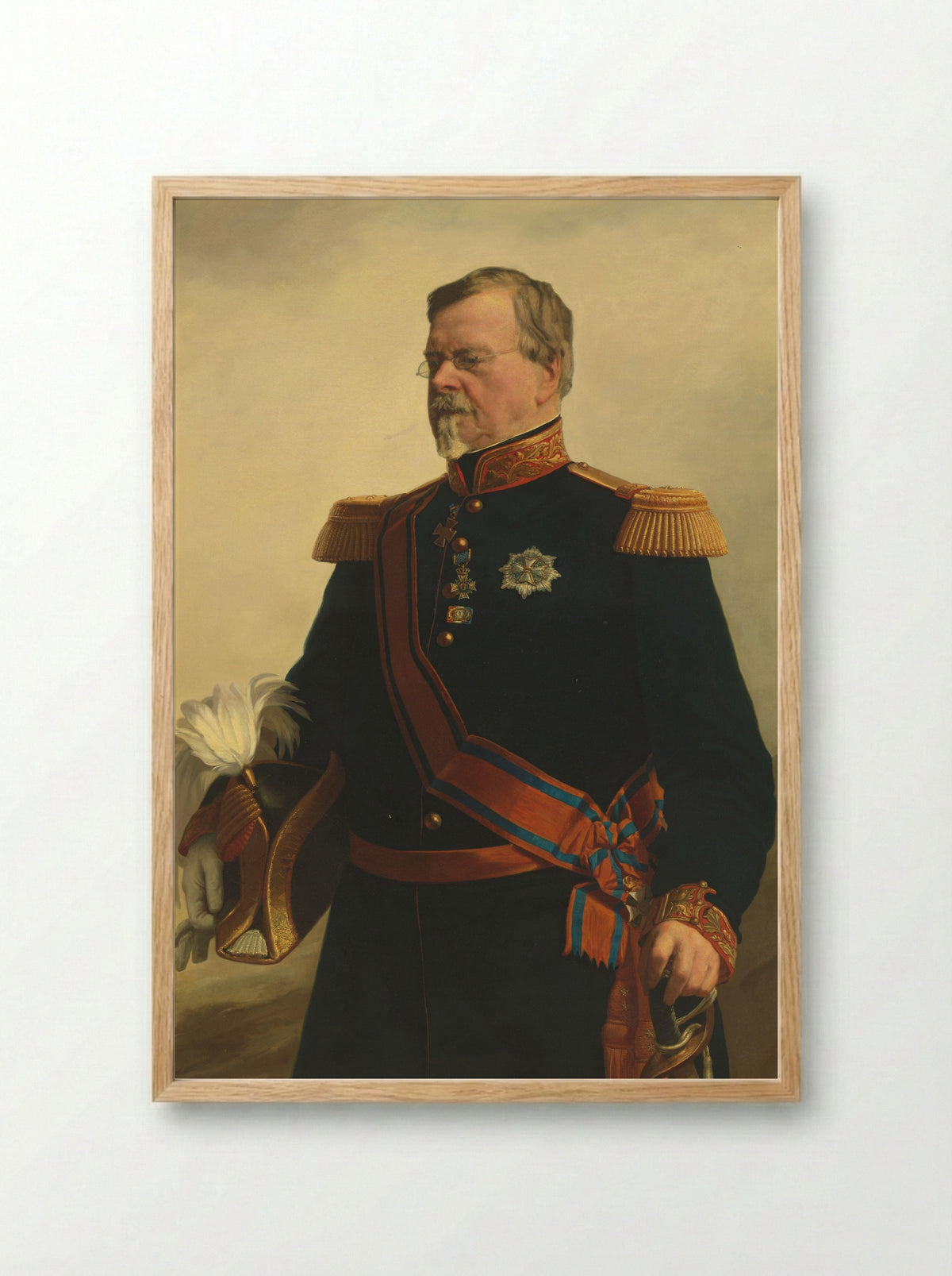 Bernhard, Duke of Saxe-Weimar-Eisenach - Jacob Spoel - Framed Print Wood