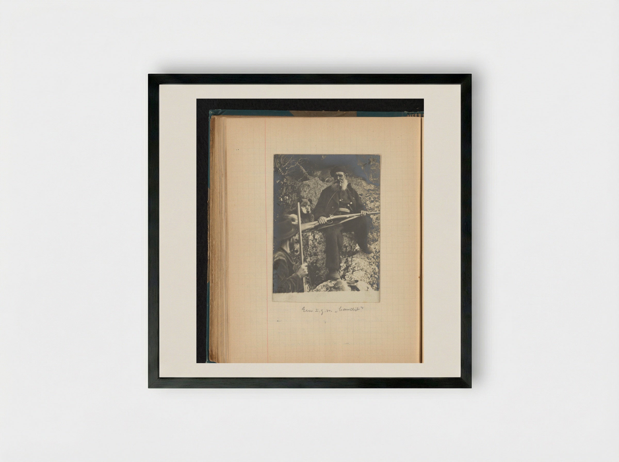 Beruchte bandiet Francois Antoine Bonelli - Théodore van Lelyveld - Framed Print Black