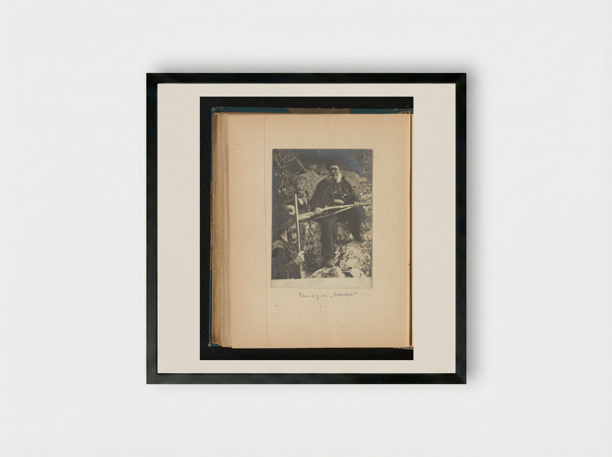 Beruchte bandiet Francois Antoine Bonelli - Théodore van Lelyveld - Framed Print Black