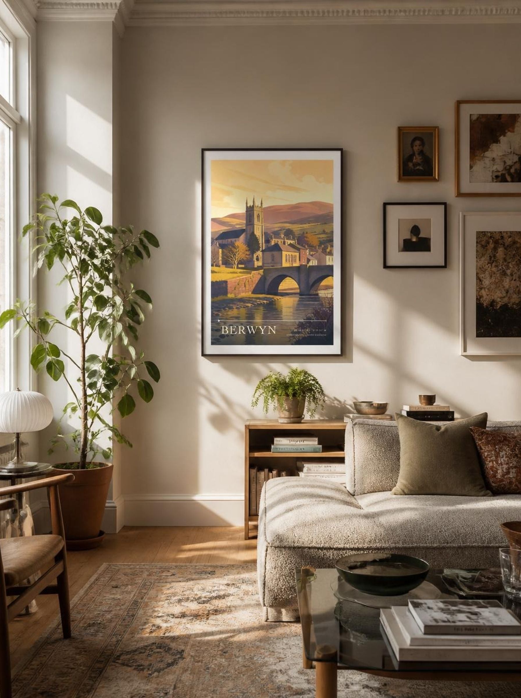Berwyn Denbighshire United Kingdom Travel Poster - Lifestyle