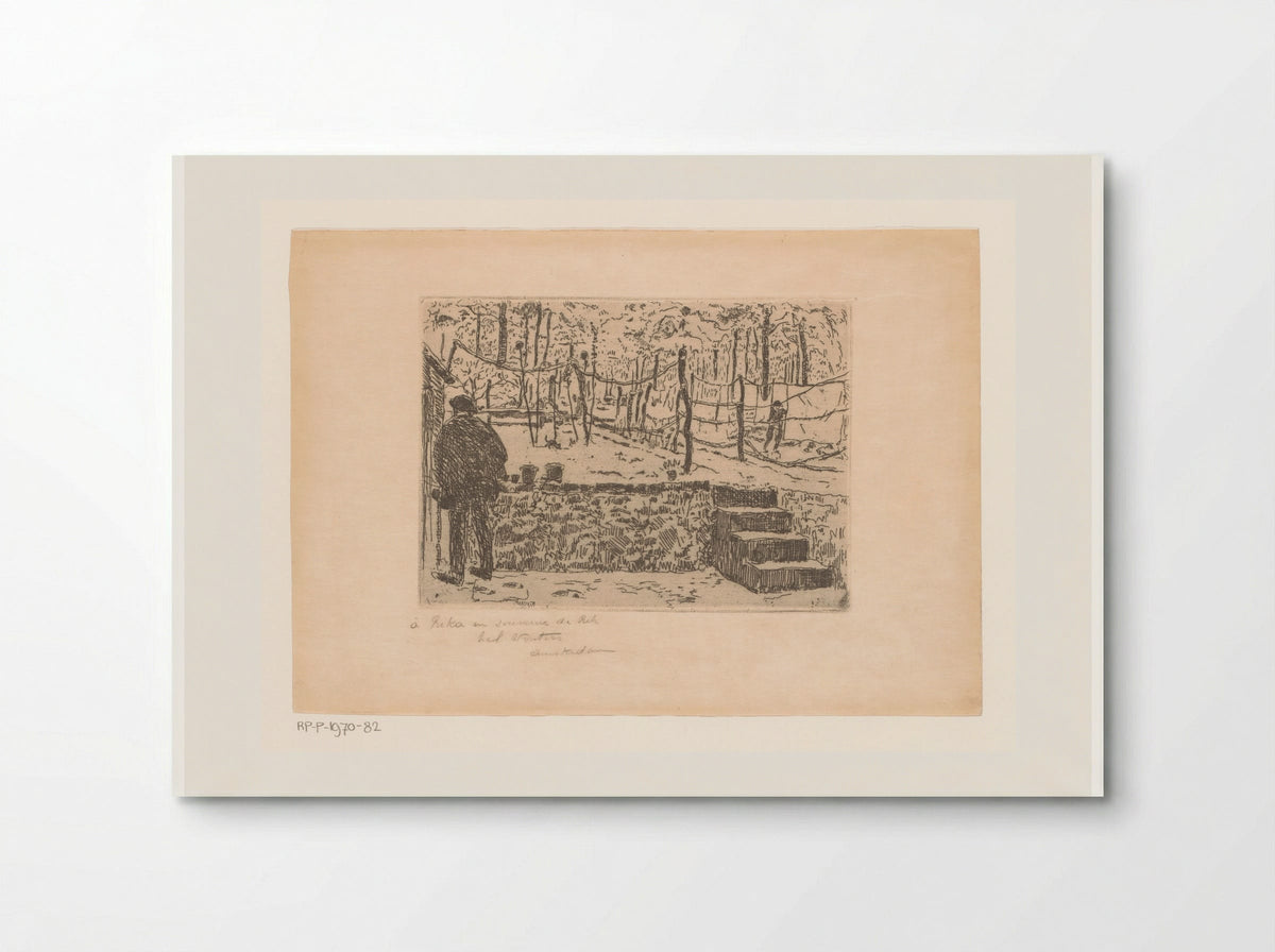 Besneeuwde tuin te Bosvoorde - Rik Wouters - Poster