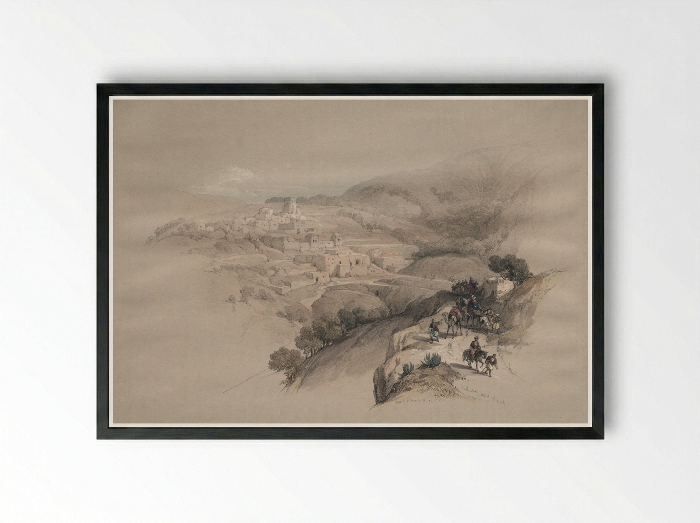 Bethany - David Roberts - Framed Print Black