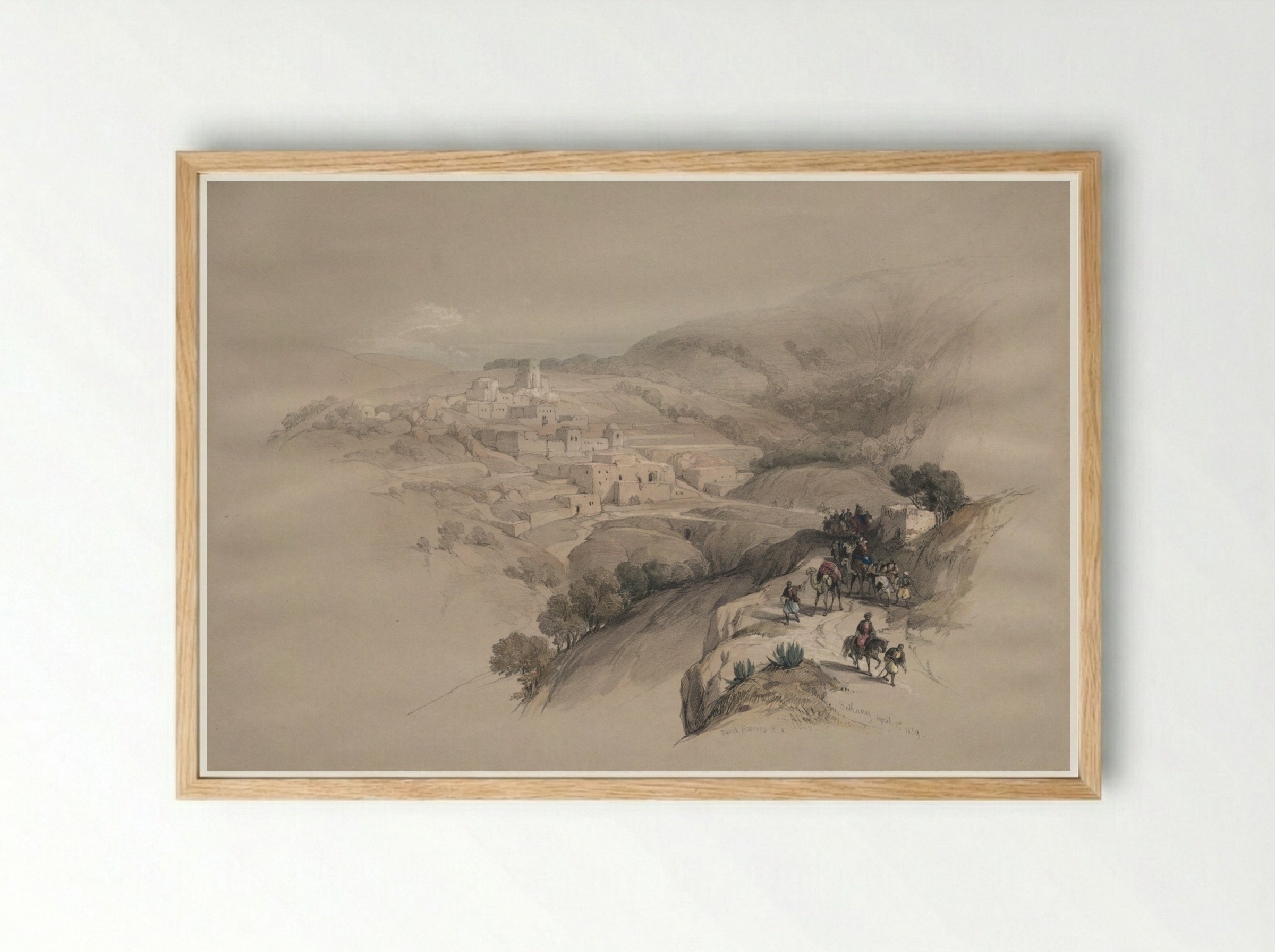 Bethany - David Roberts - Framed Print Wood