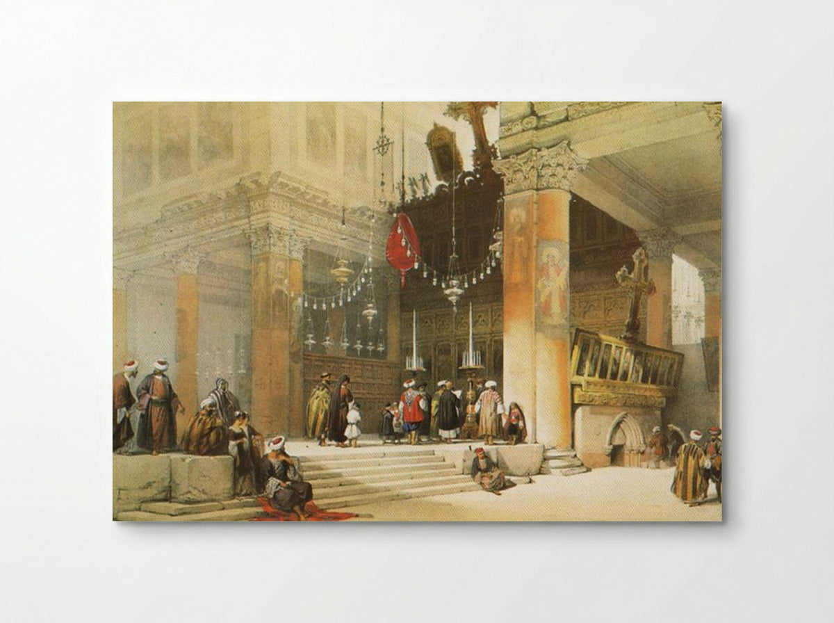 Bethlehem. Shrine of the Nativity - David Roberts - Poster