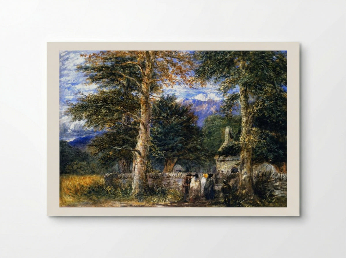 Bettws-y-Coed Church - David Cox - Poster