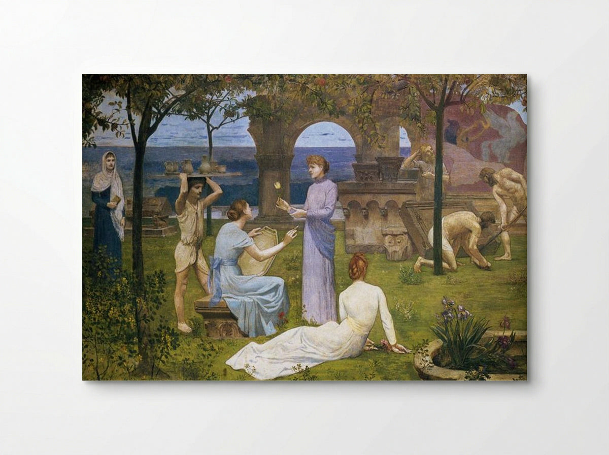 Between Art and Nature - Pierre Puvis de Chavannes - Poster