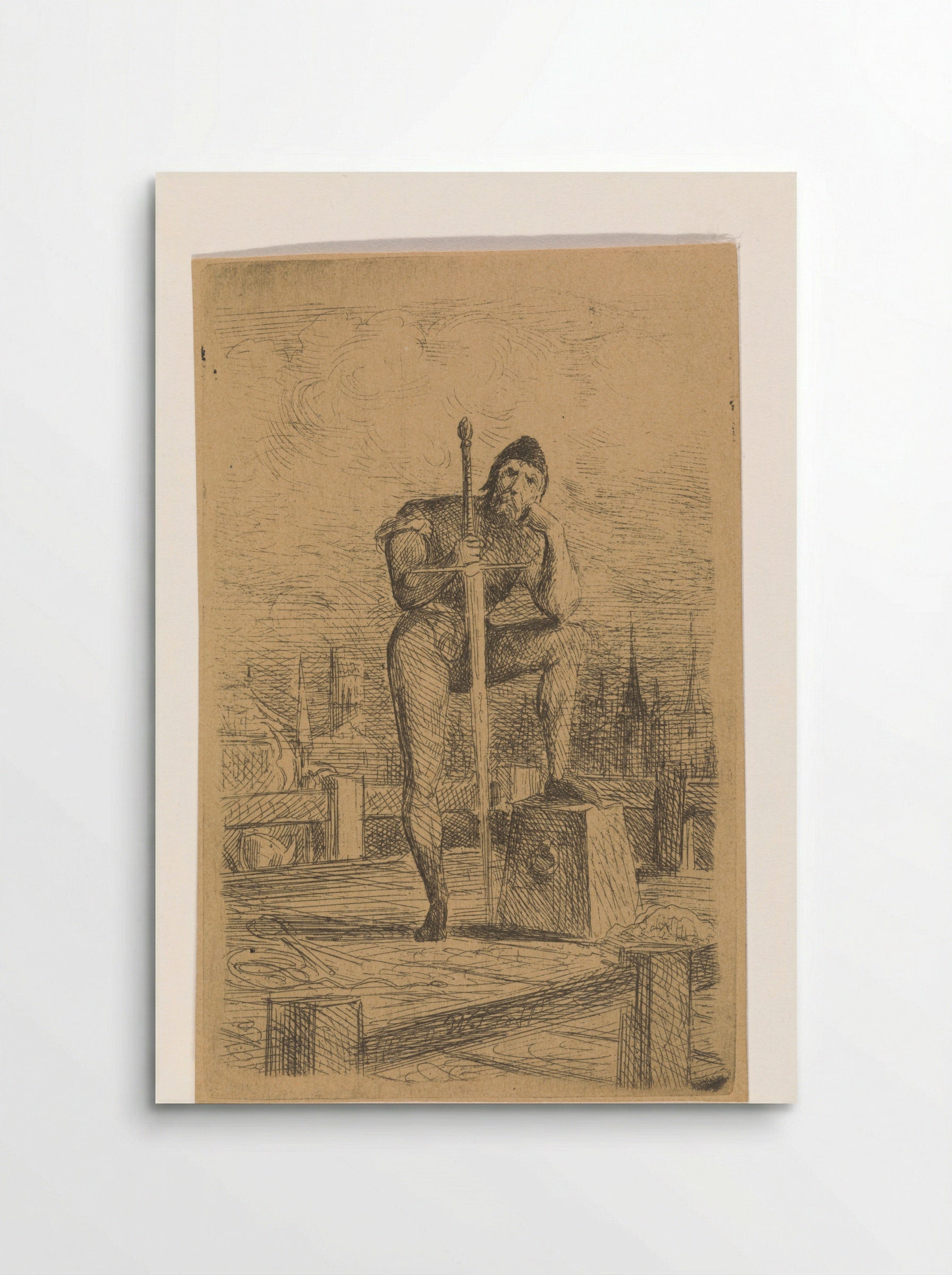 Beul met zwaard (Executioner with Sword) - Willem de Famars Testas - Poster