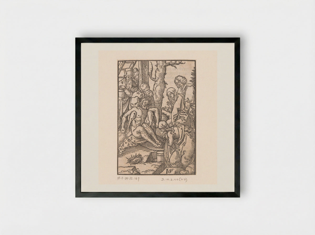 Bewening - Valentin Geißler - Framed Print Black