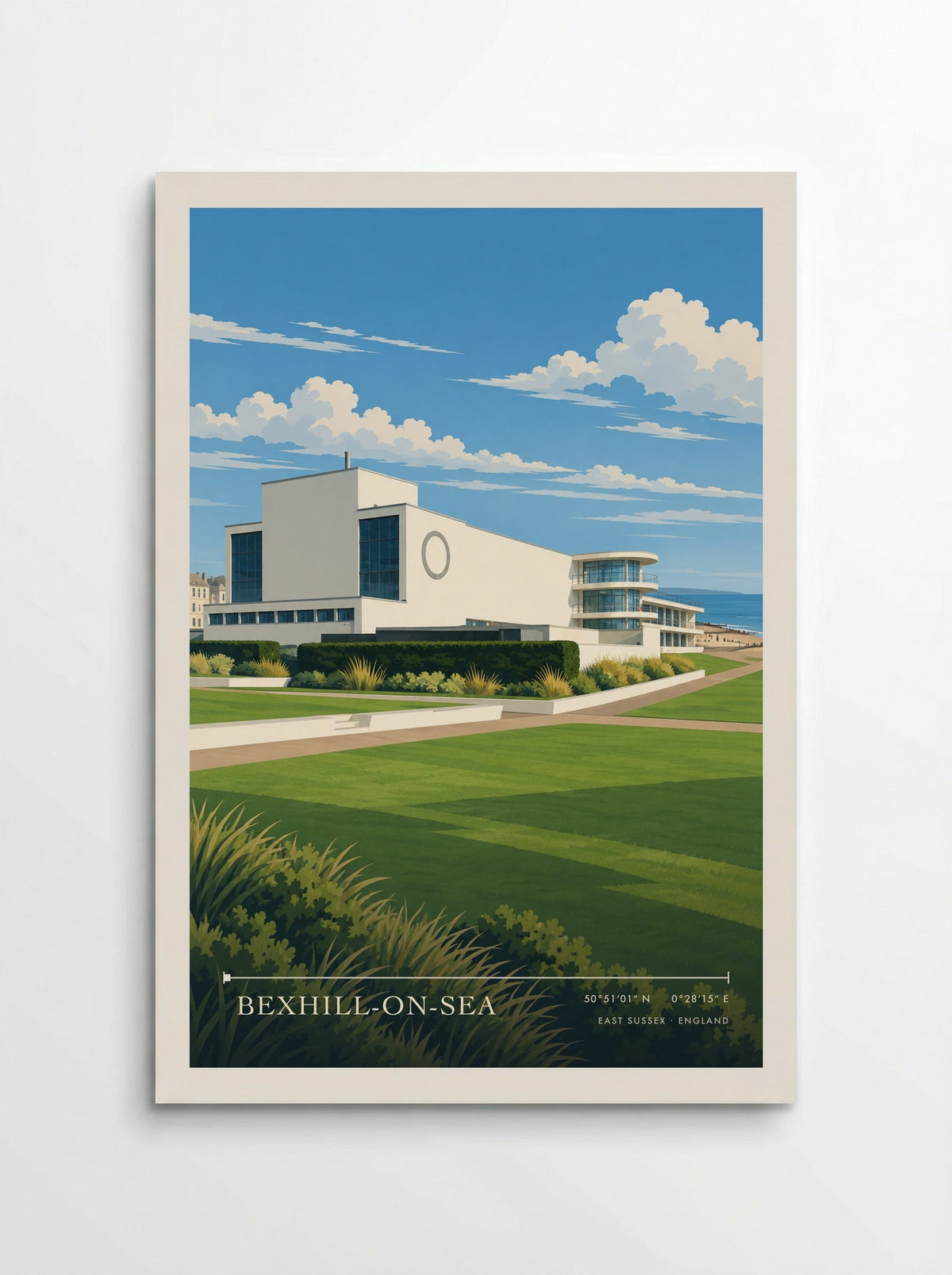 Bexhill-on-Sea, East Sussex | Travel Poster - Poster
