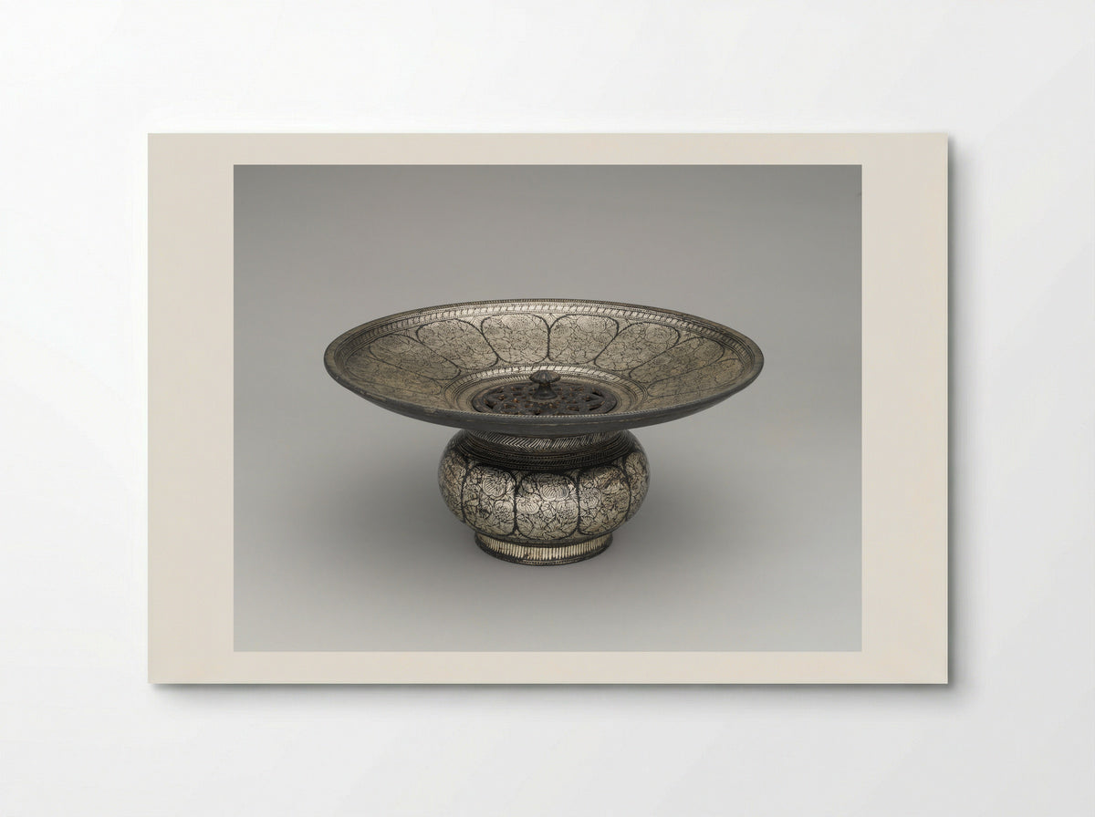 Bidriware Basin - Fine Art Print - Poster