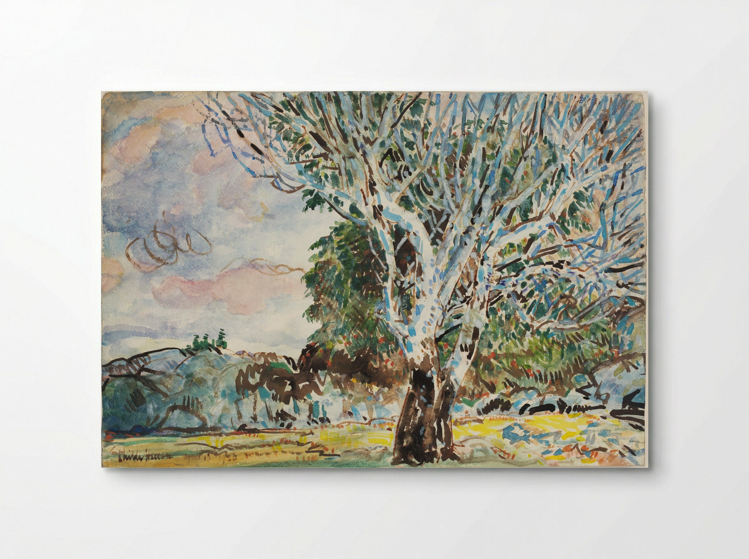 Big Sycamore, Harper's Ferry - Childe Hassam - Poster