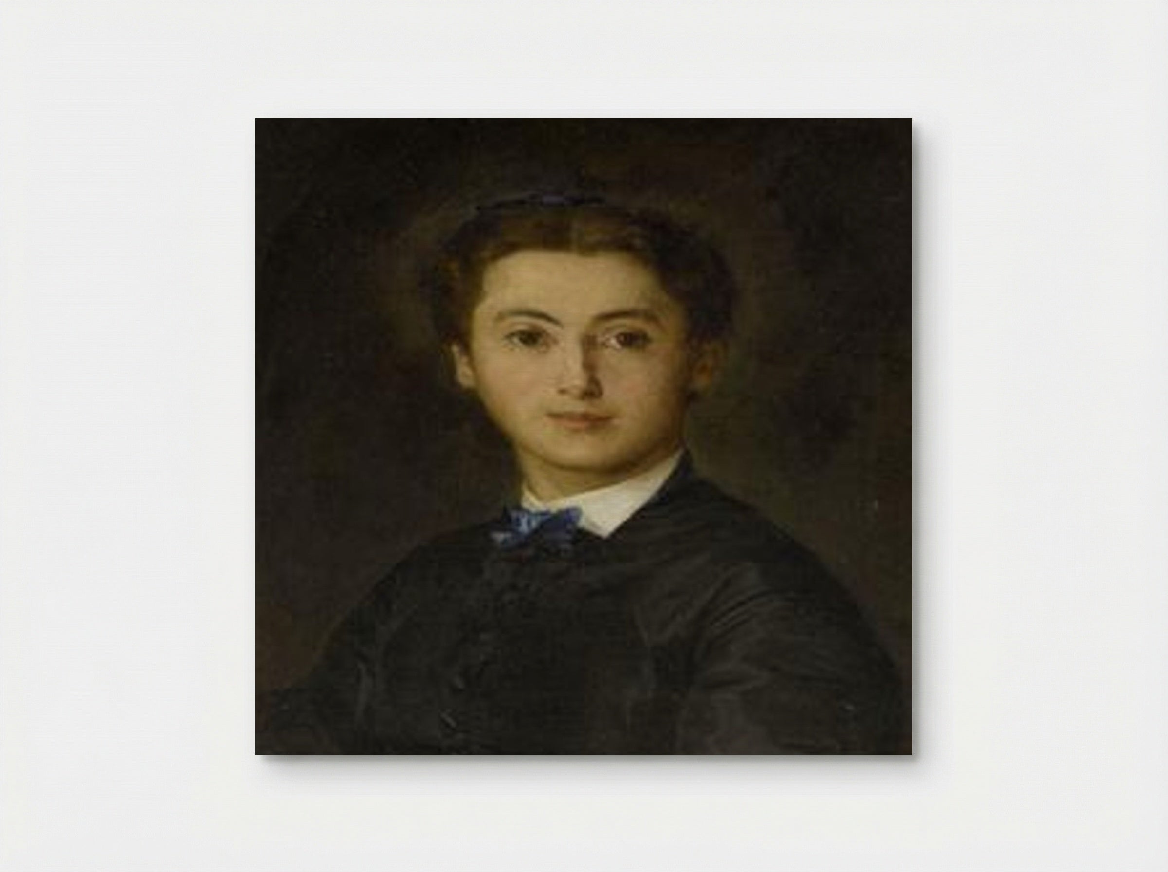 Bildnis Therese von Wyttenbach-von Fischer - Albert Anker - Poster