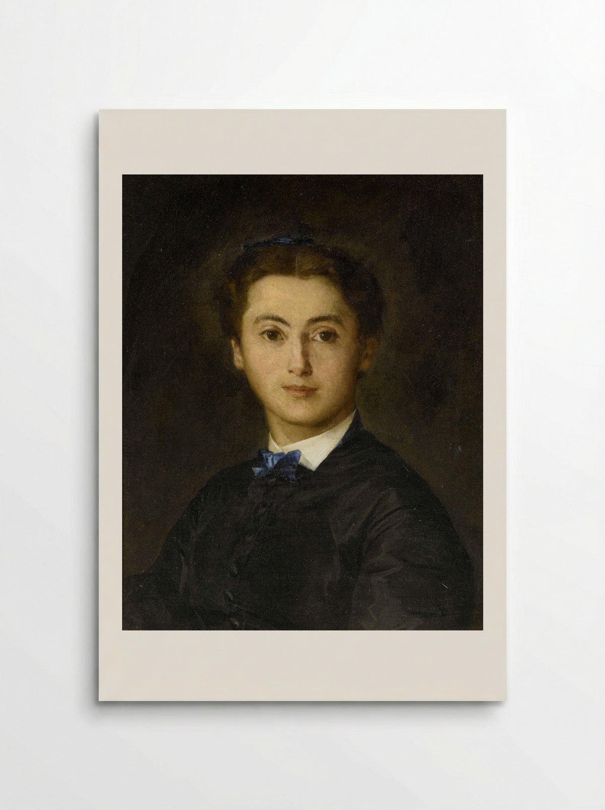Bildnis Therese von Wyttenbach-von Fischer - Albert Anker - Poster
