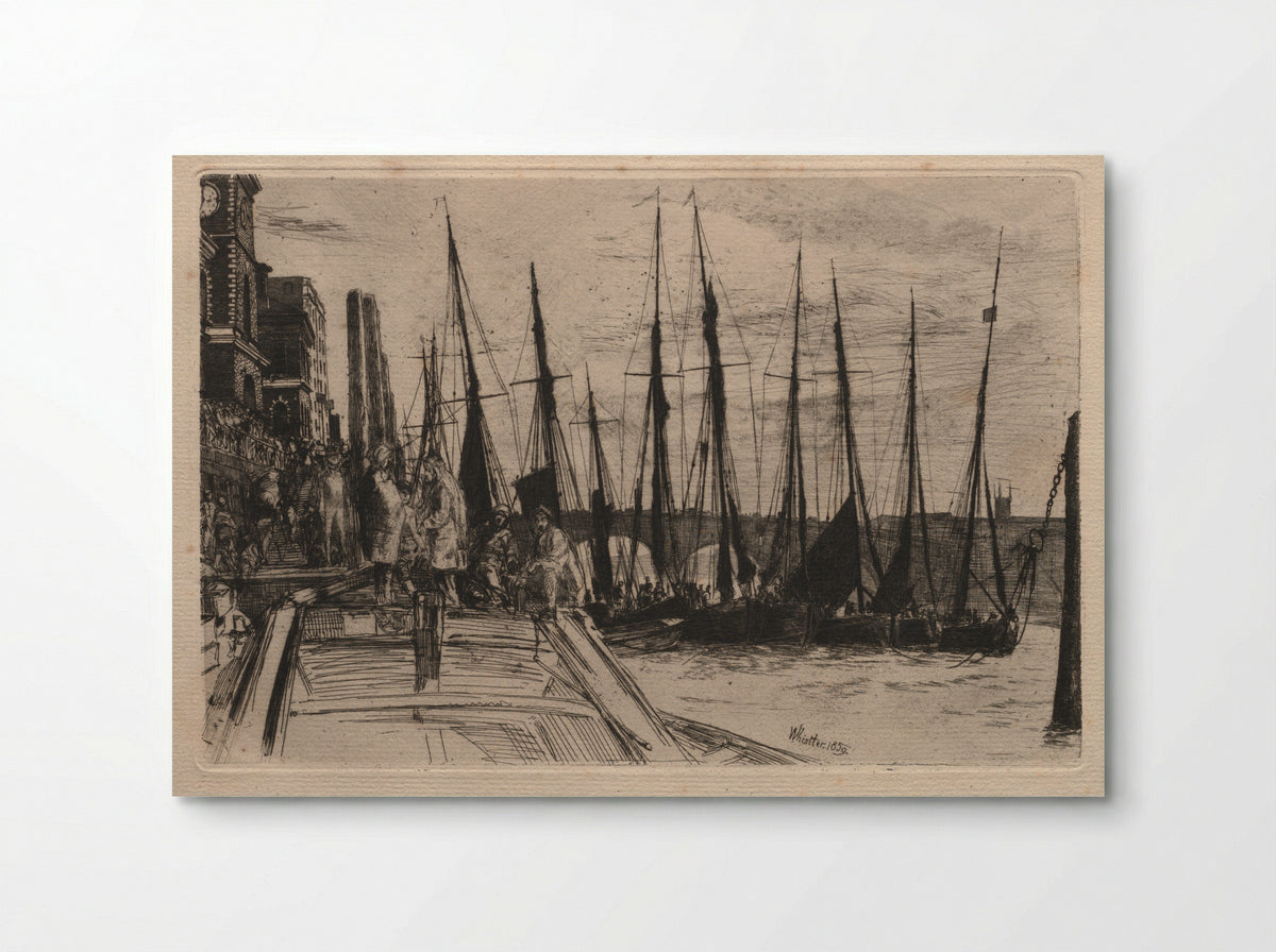 Billingsgate - James McNeill Whistler - Poster